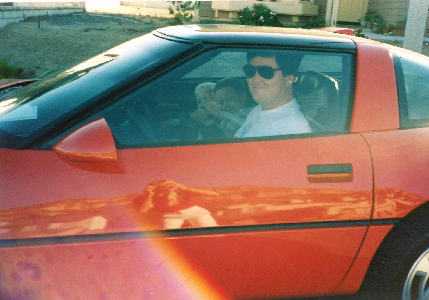 12. Uncle Chris, Chris and Jay in Corvette.jpg