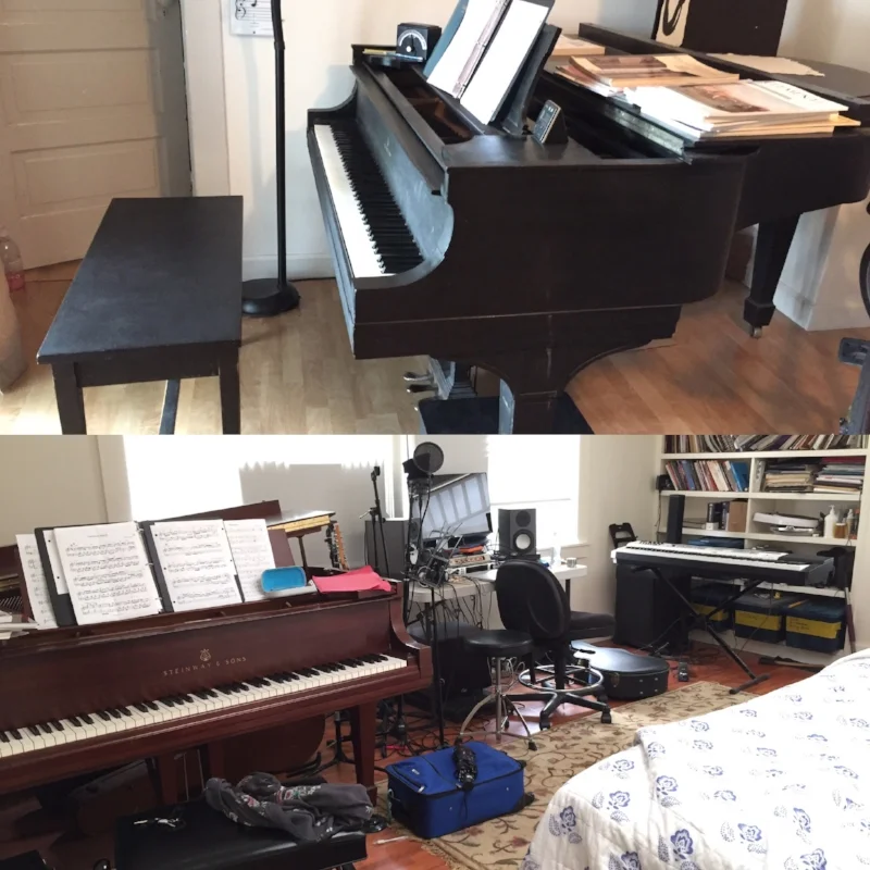 Piano lodgings #1 and #2!