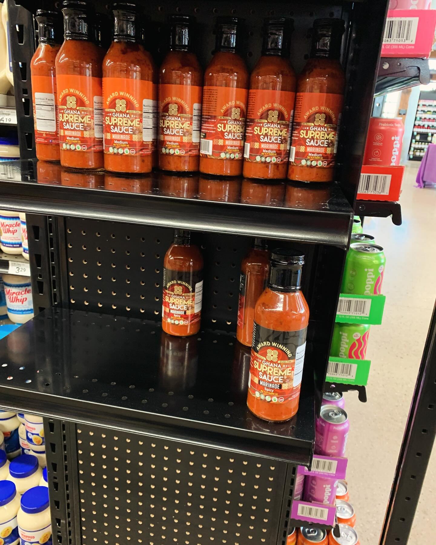 Yesterday the Spicy 🌶️ Ghana Supreme Sauce was flying off the shelves during our demo at @fairfaxmkt like hot cakes 🧁 🧁.

We understand why 😃 

Don&rsquo;t forget to stop by @fairfaxmkt to shop with us for only $4.99. 
.
.
.
www.micahspecialtyfoo