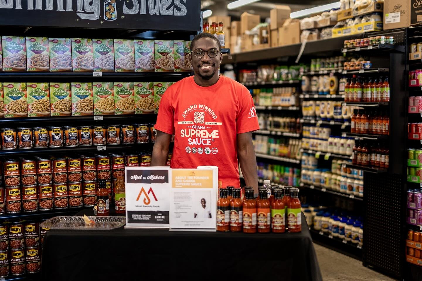Earlier this month at Meet The Maker in @fairfaxmkt . This was one of our most successful demos year-to-date. We love to interact with our customers to answer questions and to spread the word about the &ldquo;secret sauce&rdquo; 😃 

Stop by to shop 