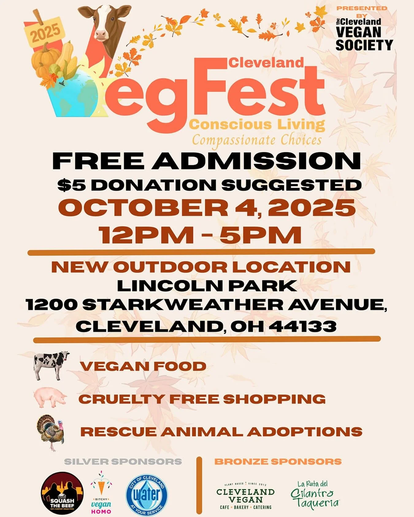 The biggest Vegan Festival in The Land is here again! @clevegfest 

We will be selling our vegan brands 🌱 : Ghana Supreme Sauce &amp; Insa Mocktails and passing our samples all day. 

We expect warm and sunny weather conditions throughout the festiv