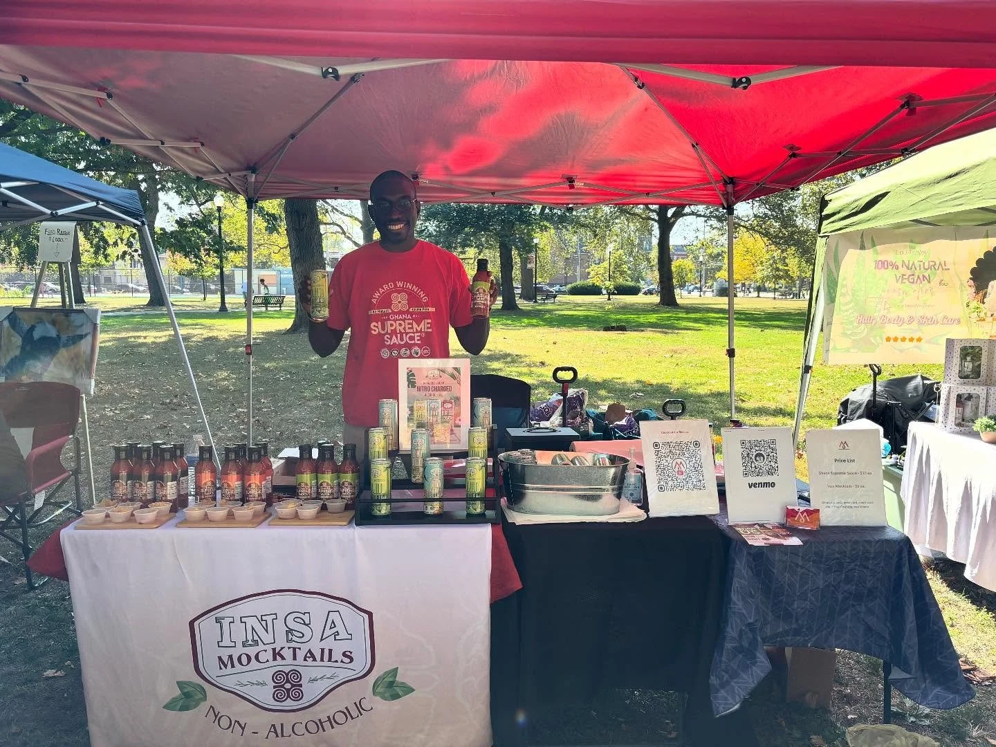🌱✨ Huge THANK YOU to everyone who came out to support us at @clevegfest yesterday! What an amazing October weekend 🌞 ☀️ 

This was only our second event, and we&rsquo;re beyond grateful for the amazing love and energy you brought. Our sauces and mo
