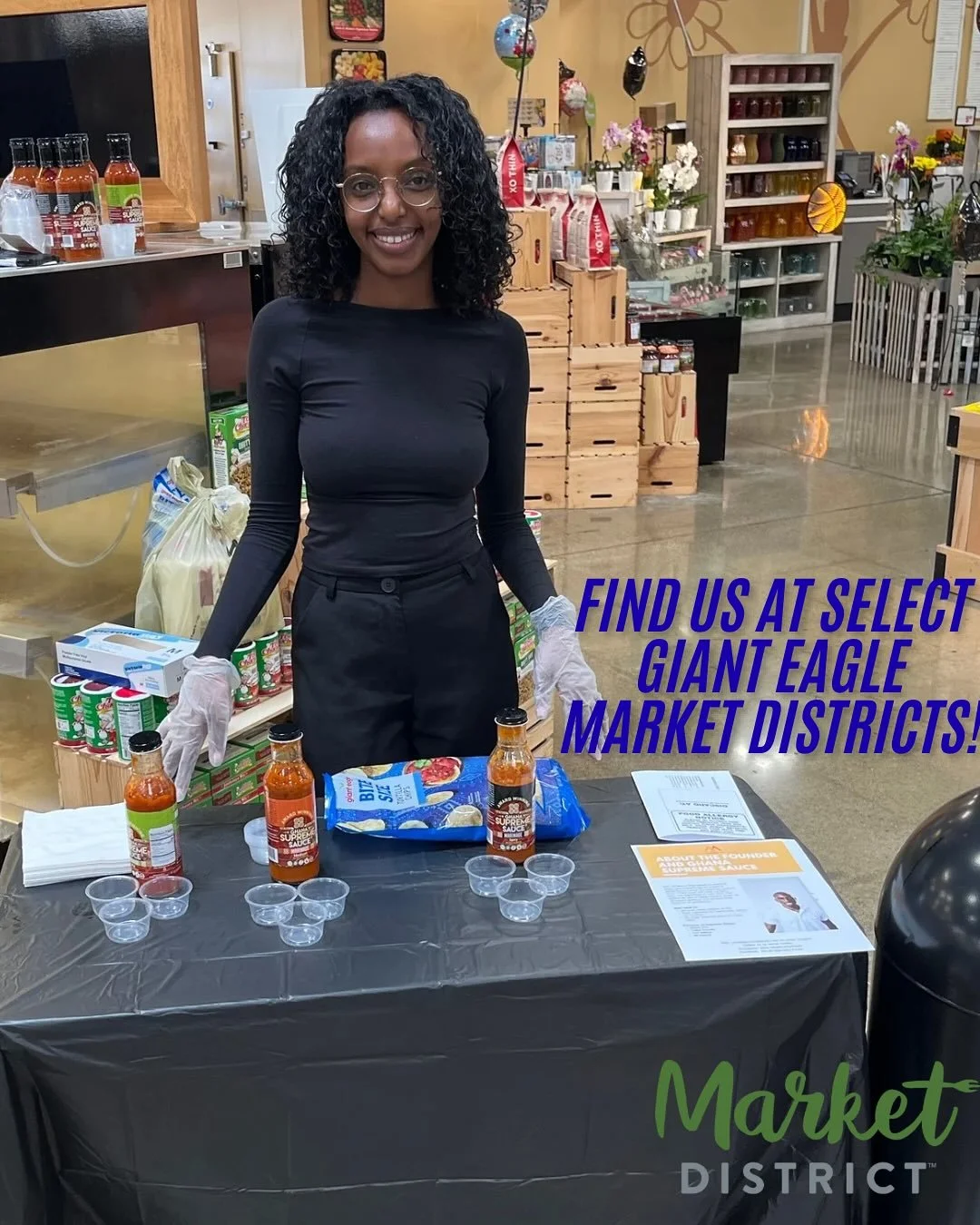 🌾 As farmers market season winds down, we&rsquo;re keeping the local love going! 💚

You can now find us doing in-store demos at select @marketdistrict locations across Northeast Ohio and Columbus . You can also pick up a bottle of Ghana Supreme Sau