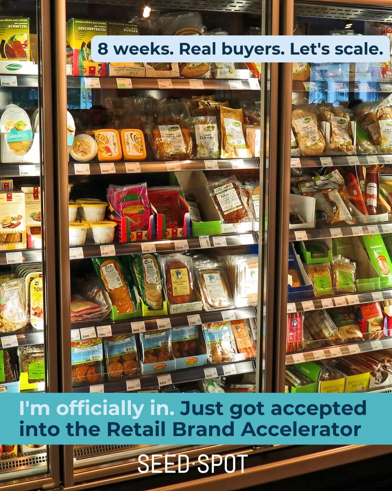 We&rsquo;re excited to share that we&rsquo;ve been accepted into the Retail Brand Accelerator with @seedspot .

As we continue creating delicious, high-quality products , we are looking forward to learning, growing, and scaling in a way that position