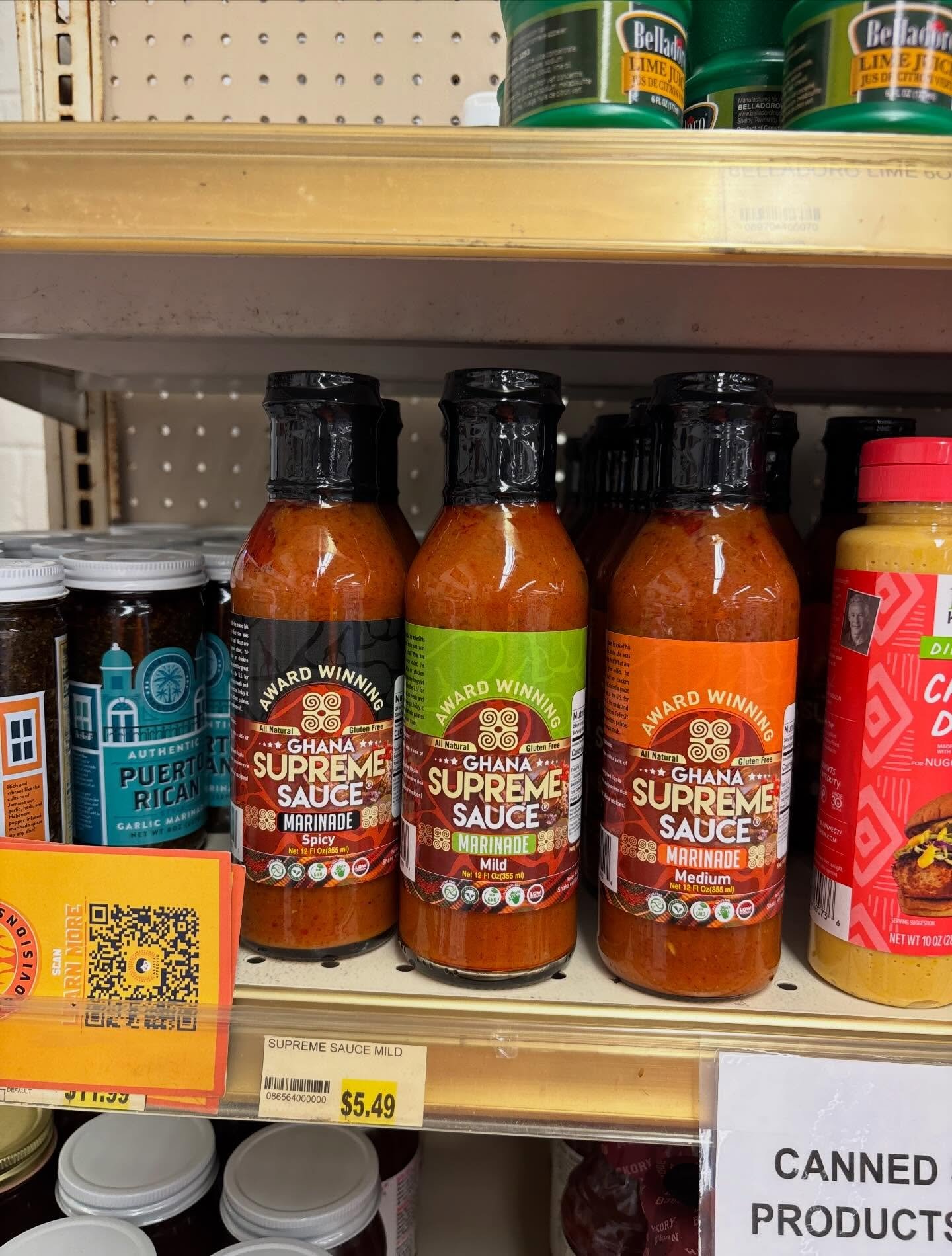 Ghana Supreme Sauce is fully restocked at @kriegersmrkt . Shop with us for only $5.49. We appreciate all our amazing customers for the endless support. Thanks to your patronage, we sell out quickly all the time. 🛒 🛒 .

Grab some today for all your 