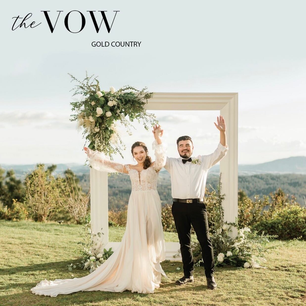 We are so proud to have worked with amazing Gold Country vendors these last three issues of the VOW Gold Country magazine✨ Our brides have not only used the VOW as their wedding planner, but the VOW has given brides a first hand look of what our Gold