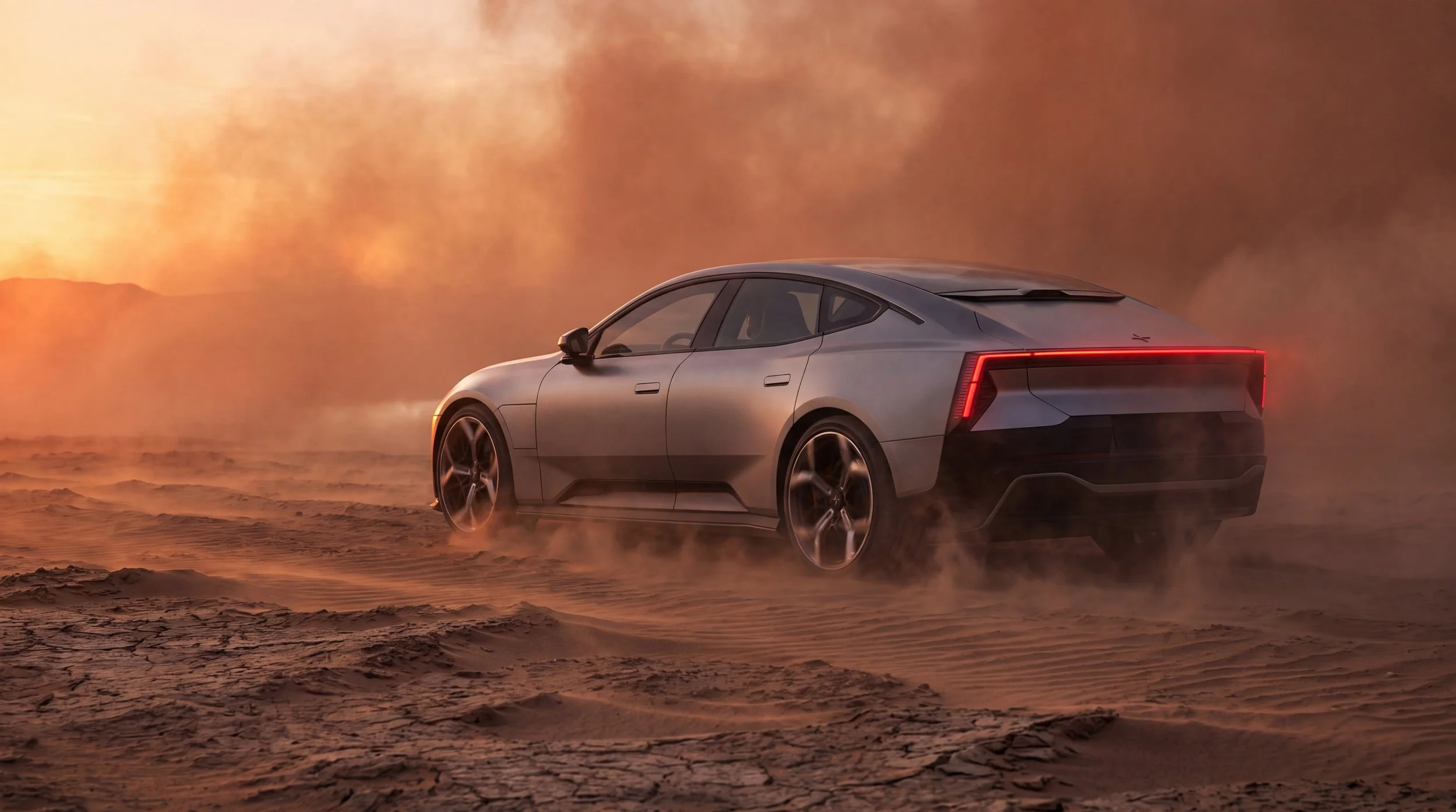Motiv: Polestar 5. Skabt med: 3d Max | Maya | V-Ray | Photoshop | AI