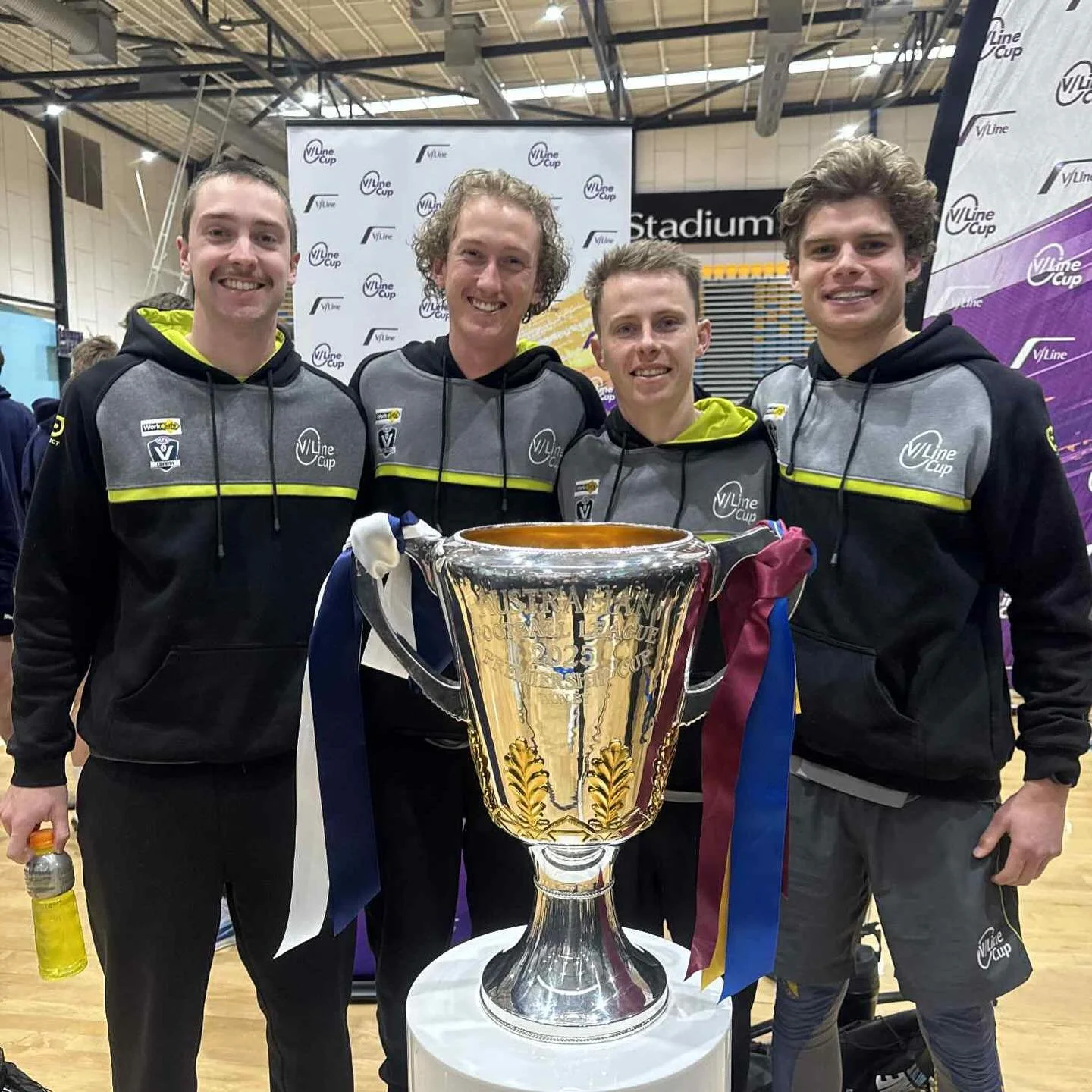 👏 Congratulations to Dan Phillips, Sam Green, Nic Dore, and Sam Rattray on representing the EFLUA at the annual V/Line Cup in Ballarat! 🏆

A fantastic achievement and a great opportunity to showcase your umpiring on a big stage. Well done team! 🙌
