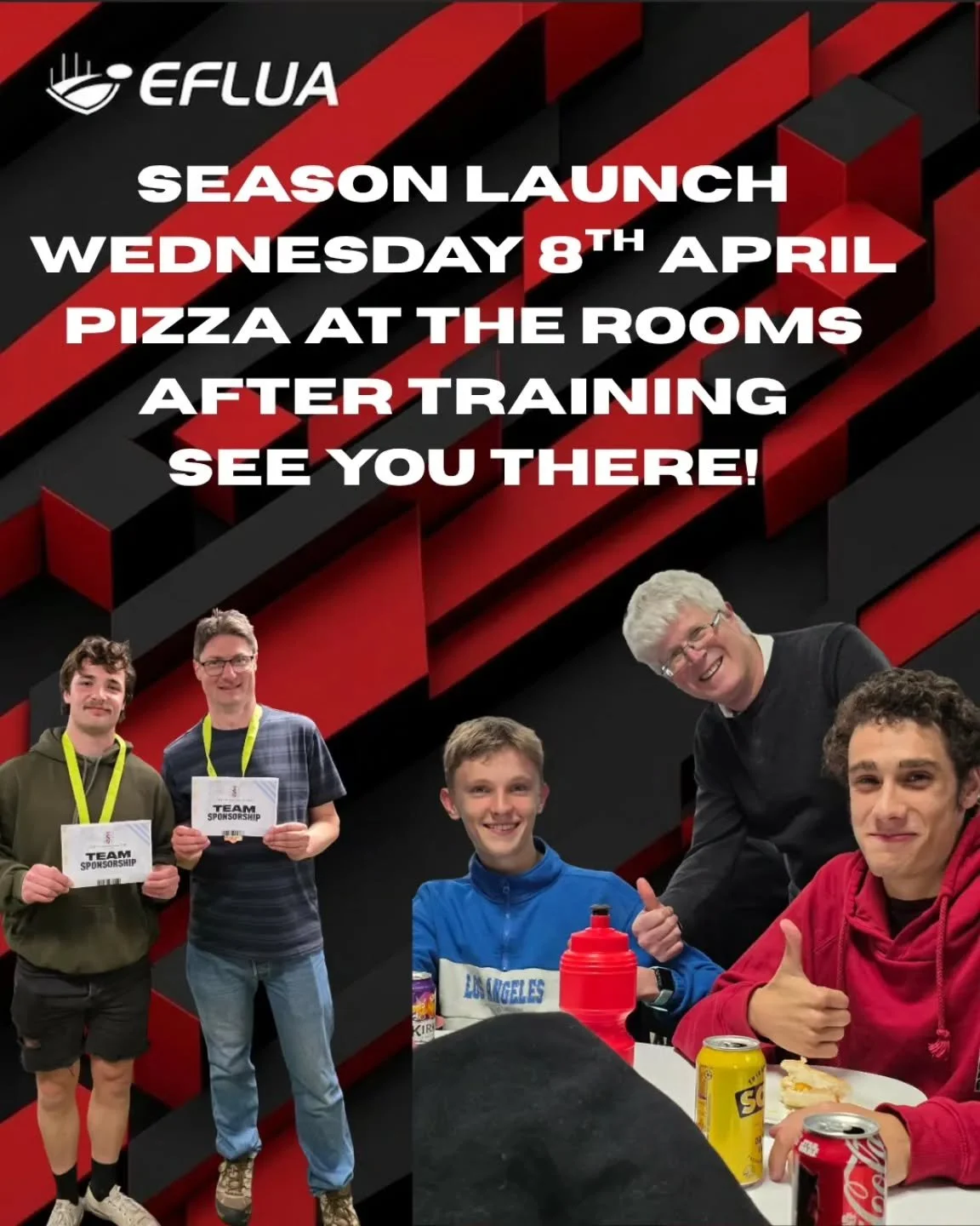 Don't forget - tomorrow night, our season launch for 2026, with pizzas for dinner! 🍕 

Season launch to follow training at Croydon Aths Track at 5:30pm, which will begin at 7pm.

We can't wait to see you all there!