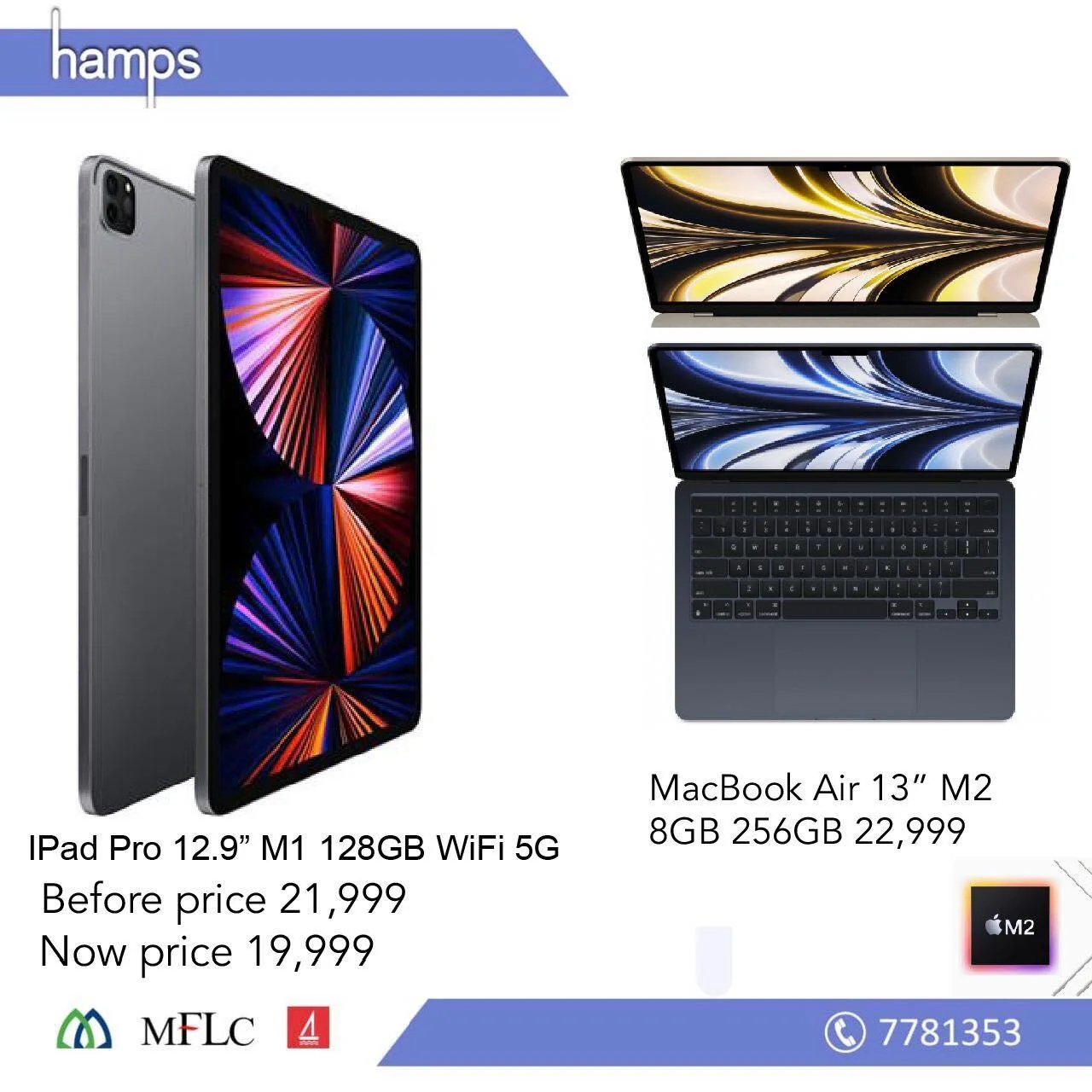 Pls visit our website for more details hampseshop.com 
Shop location pls click hampseshop.com/location 
Installment FROM MIB , MFLC , BML ISLAMIK BANK, BML EASY PAY , POLCO 
MORE Details call 7781353 ,9775757 shop 7700441
#apple #macbookairm2 #macboo