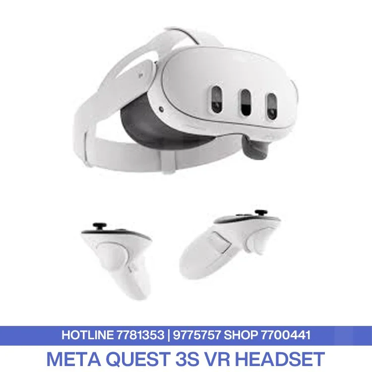 META QUEST 3S 128GB VR HEADSET MVR 7,499 — hampseshop