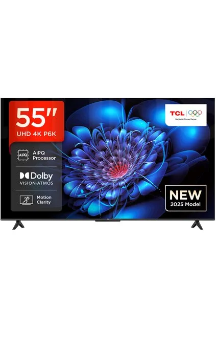 TCL 55" UHD 55P6K TV MVR 9,499