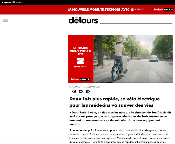 Emergency Bikes - DETOURS CANAL +