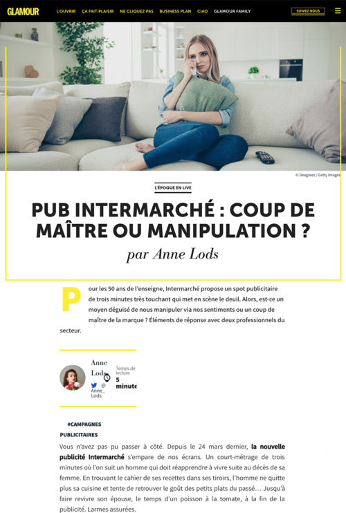 Intermarché - GLAMOUR