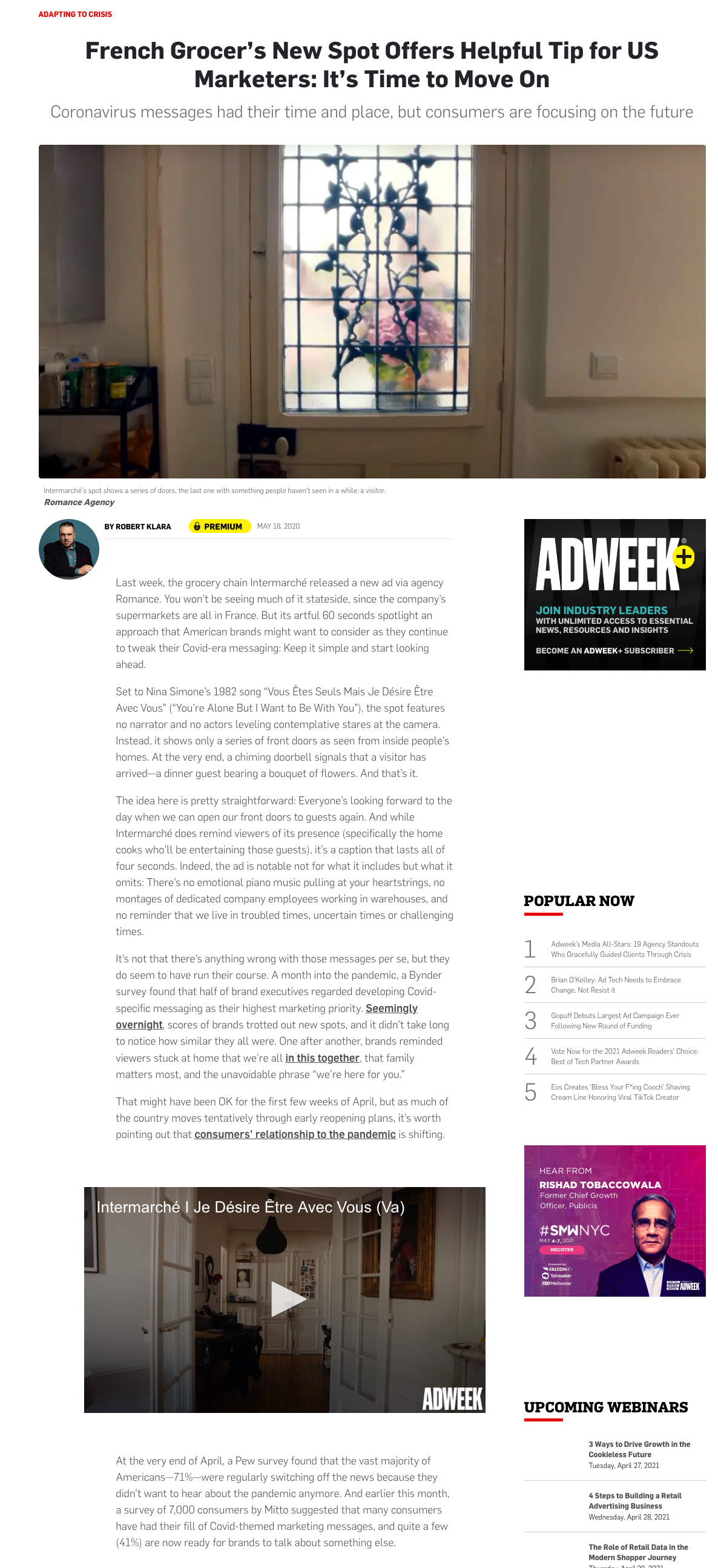 Intermarché - ADWEEK
