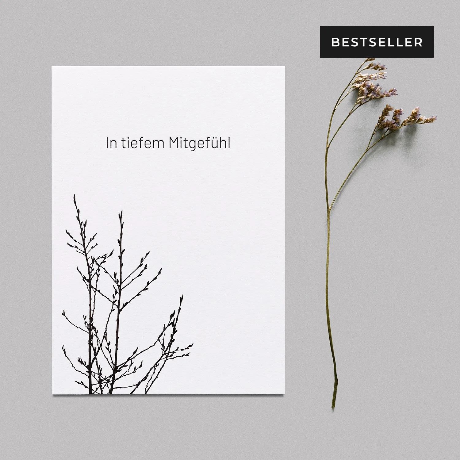 In tiefem Mitgefühl