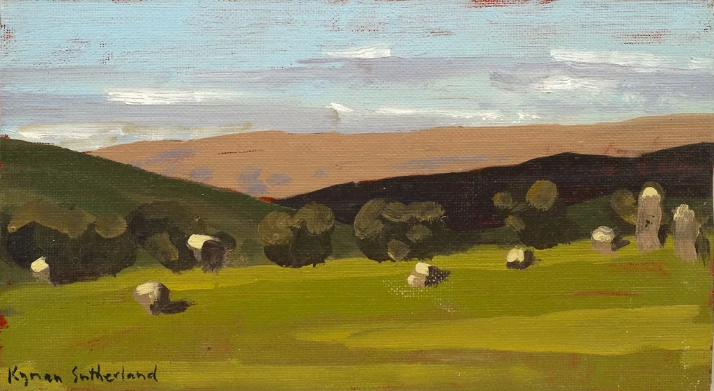 Landscape (Lancefield), 2018 Oil on Linen on Board 5” x 9” $290