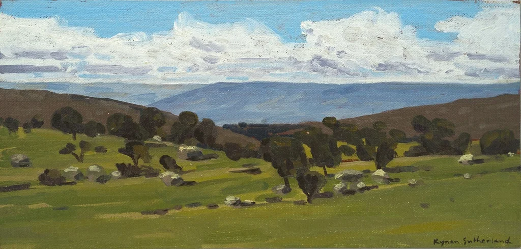 Landscape (Lancefield), 2018 Oil on Linen on Board 18 x 38cm $480