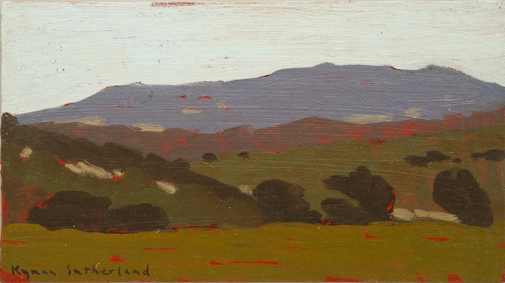 Landscape (Mount Alexander), 2018 Oil on Canvas on Board 5” x 9” $290 SOLD