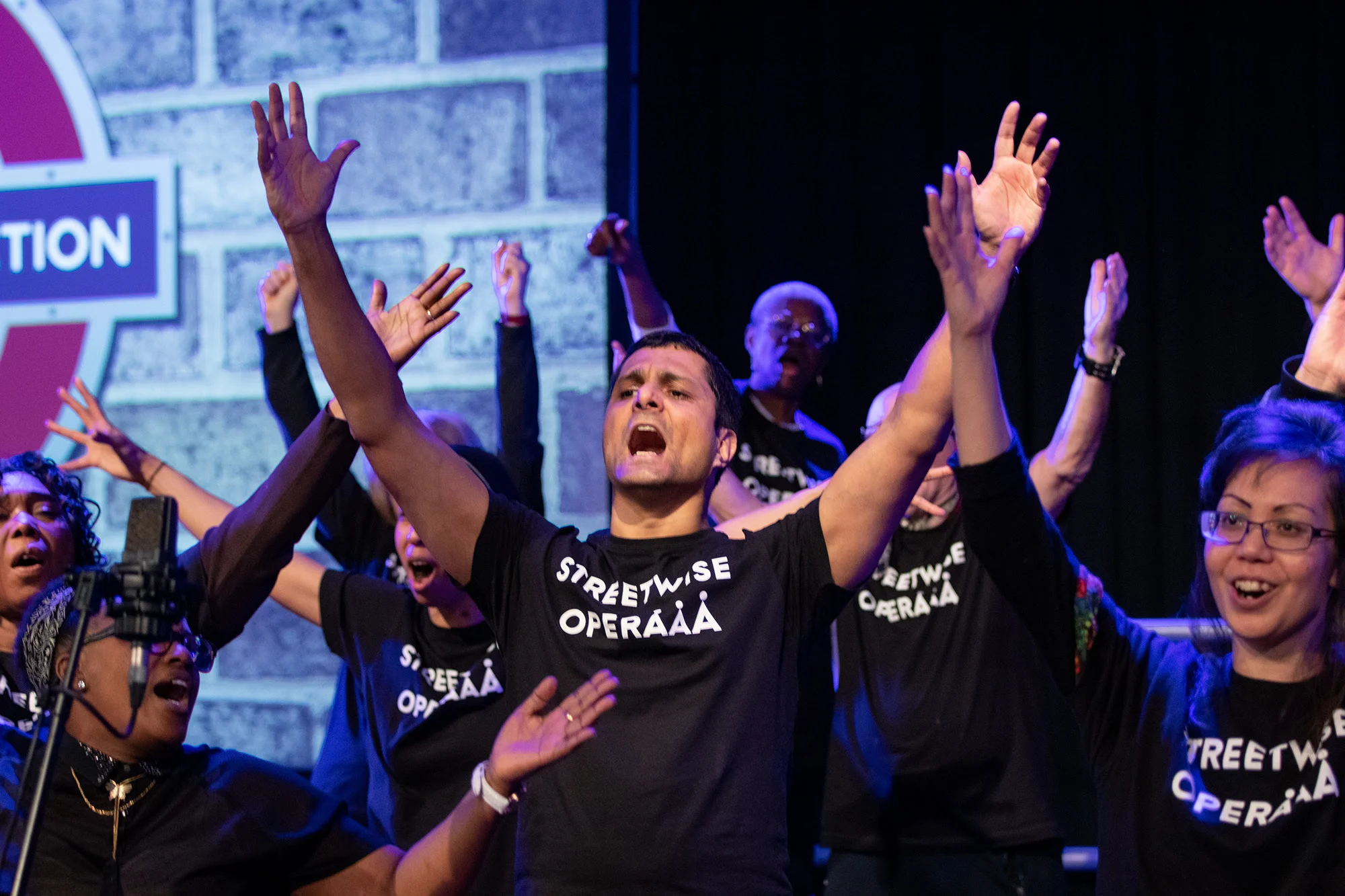 Streetwise Opera’s Opera Hour London (2019) ©2019. Photographed by Rey Trombetta