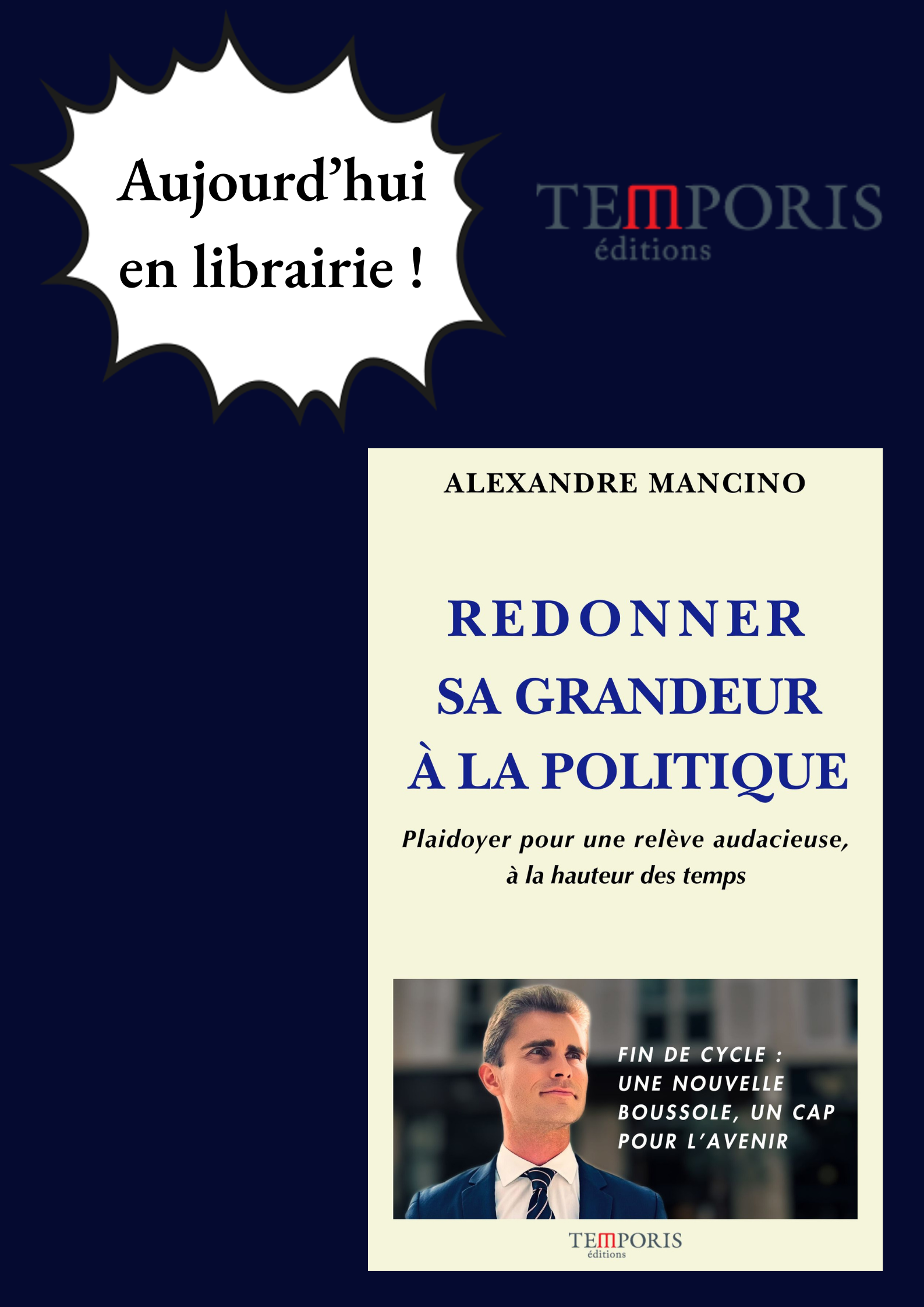 Soirée dédicace de "Redonner sa grandeur à la politique" - Alexandre MANCINO