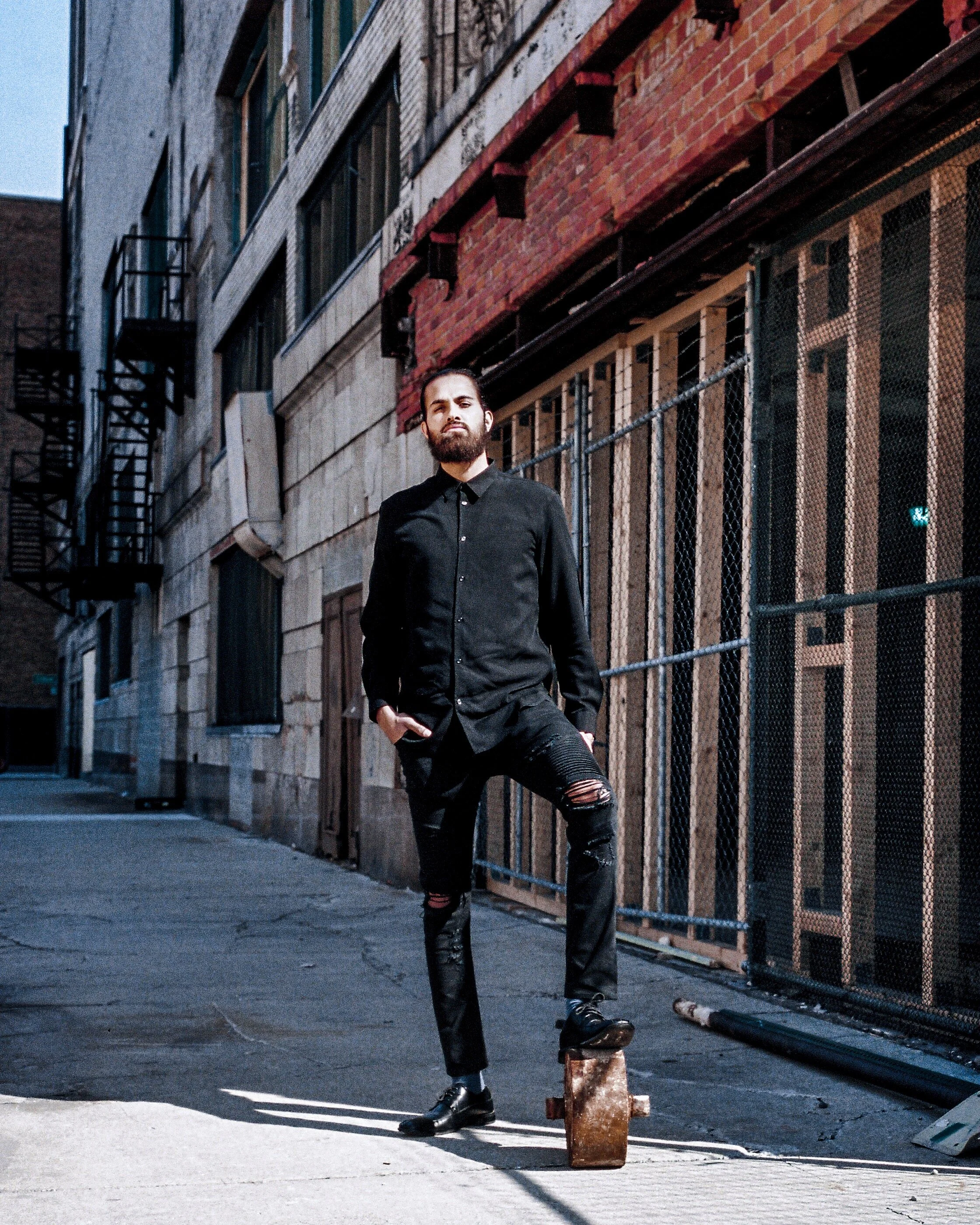 Industrial Portrait of Man