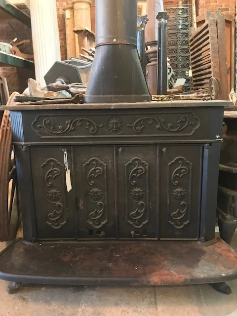 antique cast iron stove