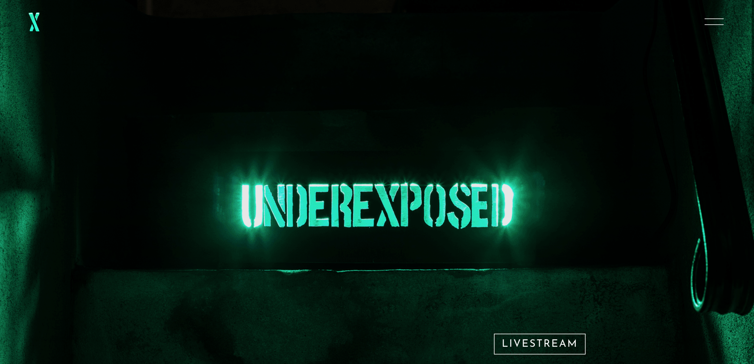 Underexposed | Livestream Series Website