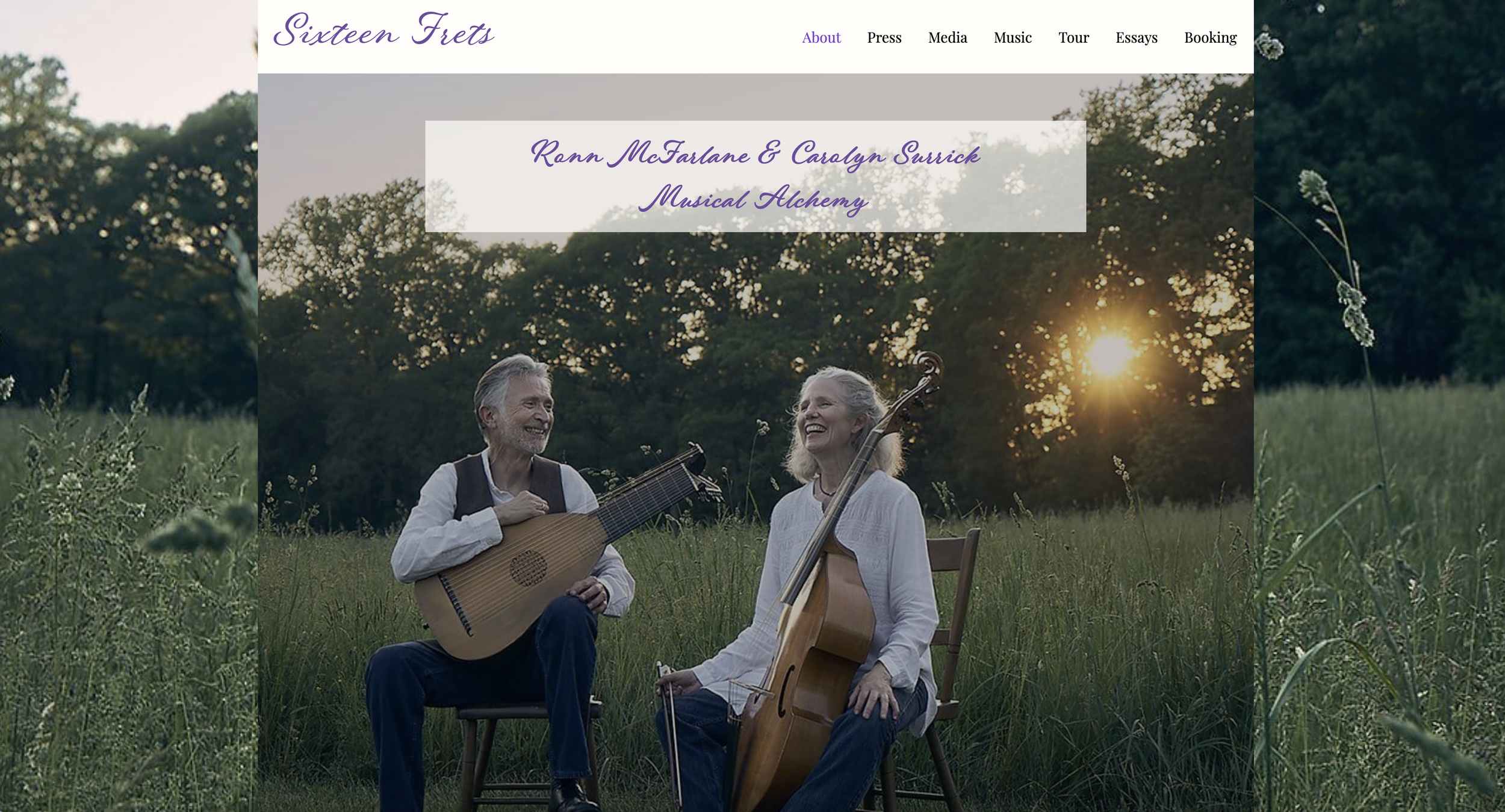 Sixteen Frets | Musician Website + Ongoing Updates