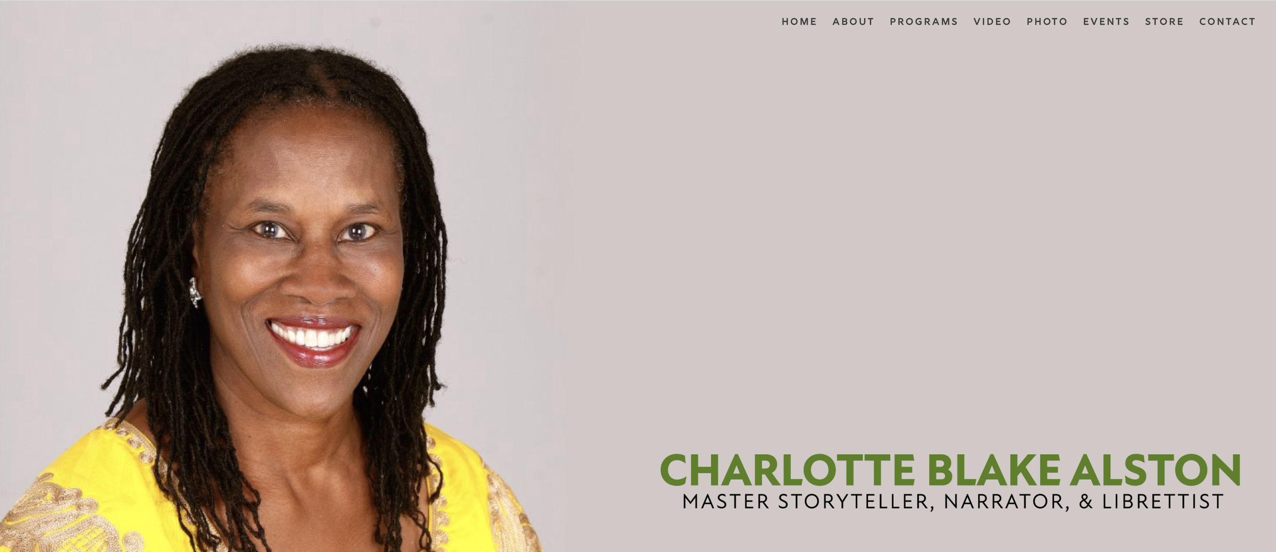 Charlotte Blake Alston | Website