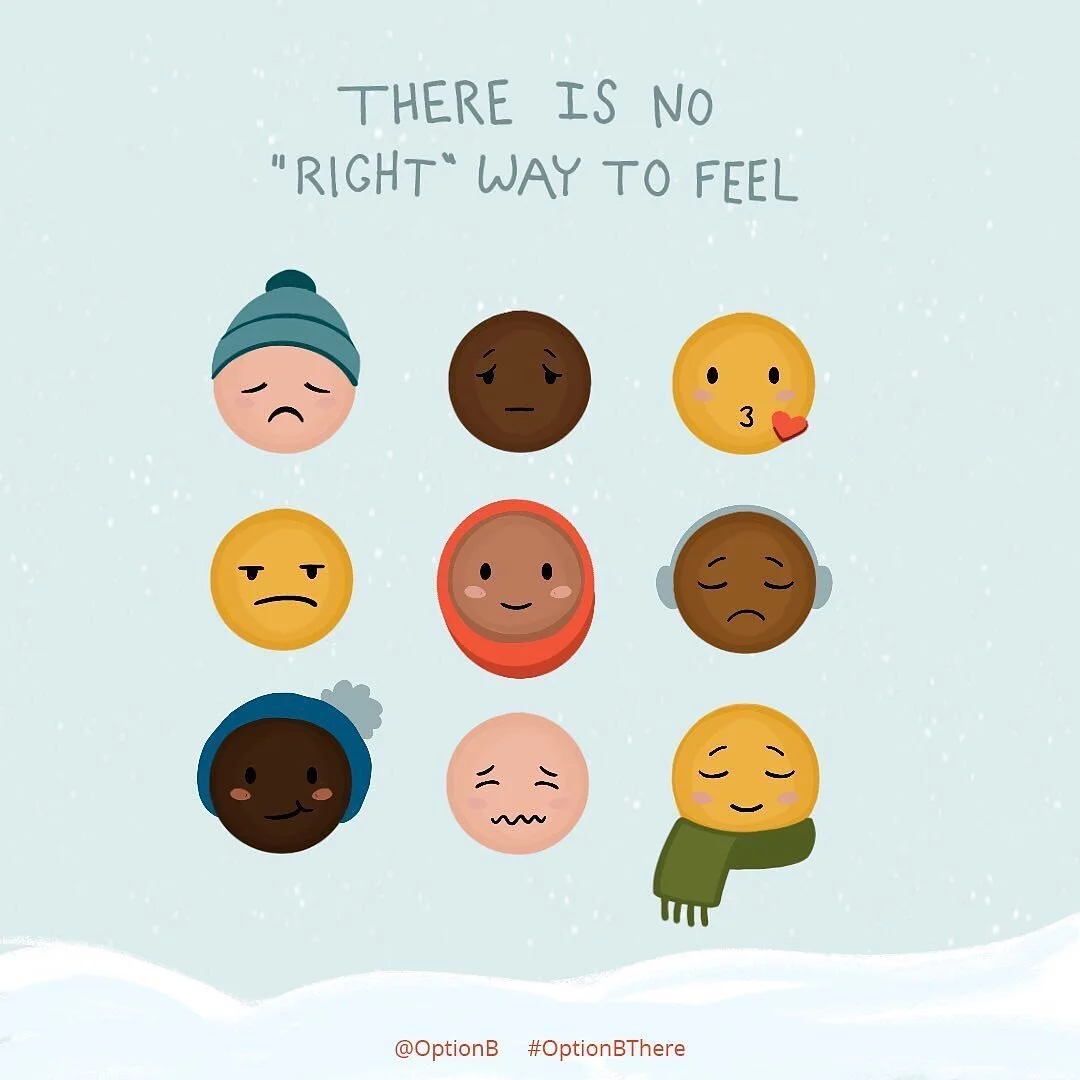 Posted @withrepost &bull; @optionb The holiday's can bring a lot of different emotions. Your feelings are valid this season and beyond. ❤️