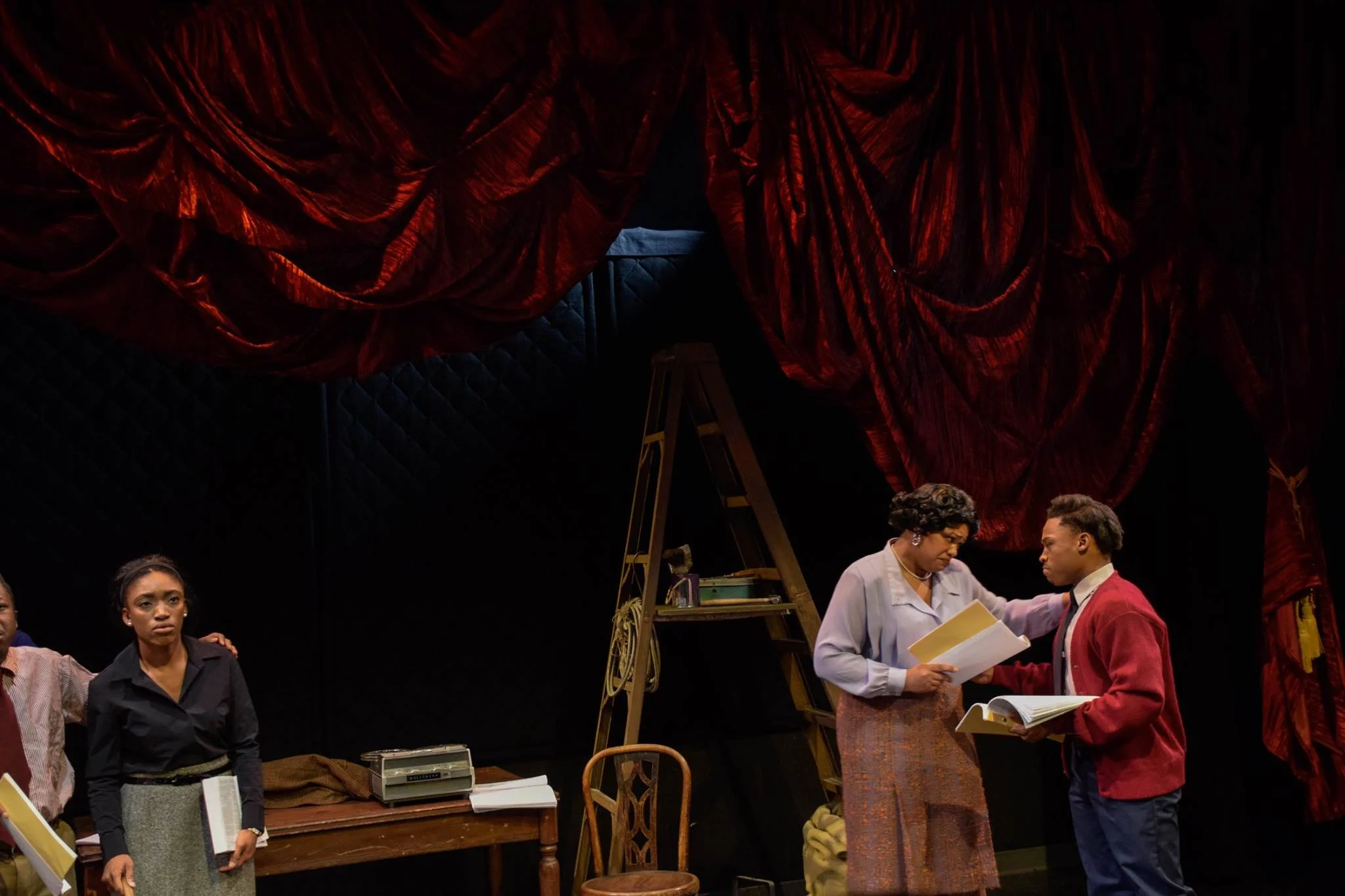Director: Jacob Janssen Scenic Designer: Paloma Locsin Costume Designer: Kiera Pitts Lighting Designer: Natalia Janusz Sound Designer: Camille Denholm Technical Direction: Ethan Gill Photo Credit: Joe Clavell