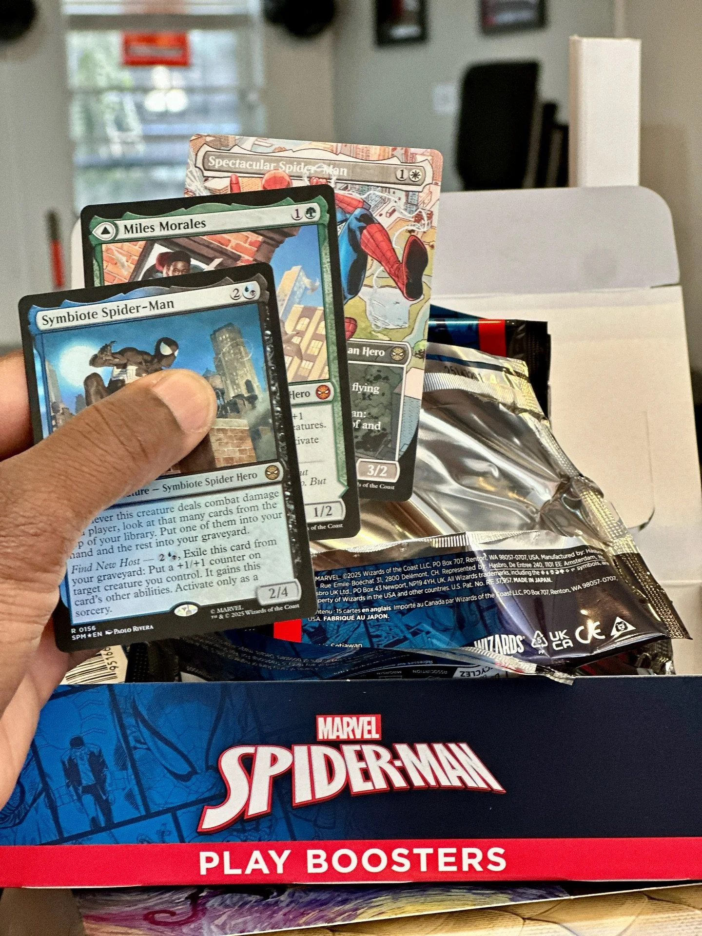 Today&rsquo;s the day for #mtgxspiderman!
&bull;
&bull;
&bull;
We opened so many 3 rare packs for our singles selection already and can&rsquo;t wait to see the pulls from this weekend&rsquo;s prerelease event.  We&rsquo;ve still got seats available a
