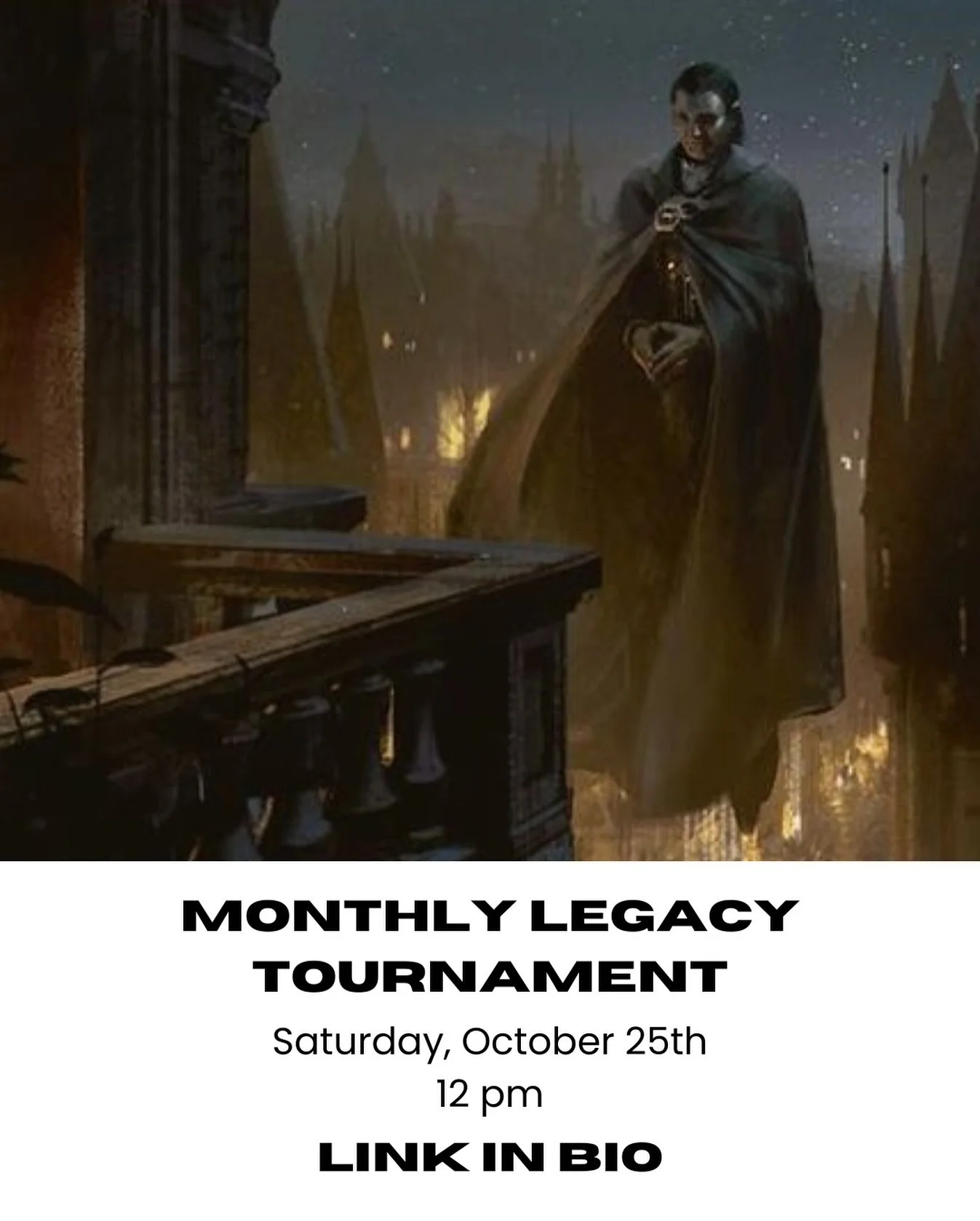 Oops all Monthly Legacy 
&bull;
&bull;
&bull;
Our Monthly Legacy Tournament for dual lands is live for October 🎃 Saturday, October 25th at noon, we&rsquo;ll have swiss rounds with a cut to Top 8 with prizing based on number of entries. Spots are now