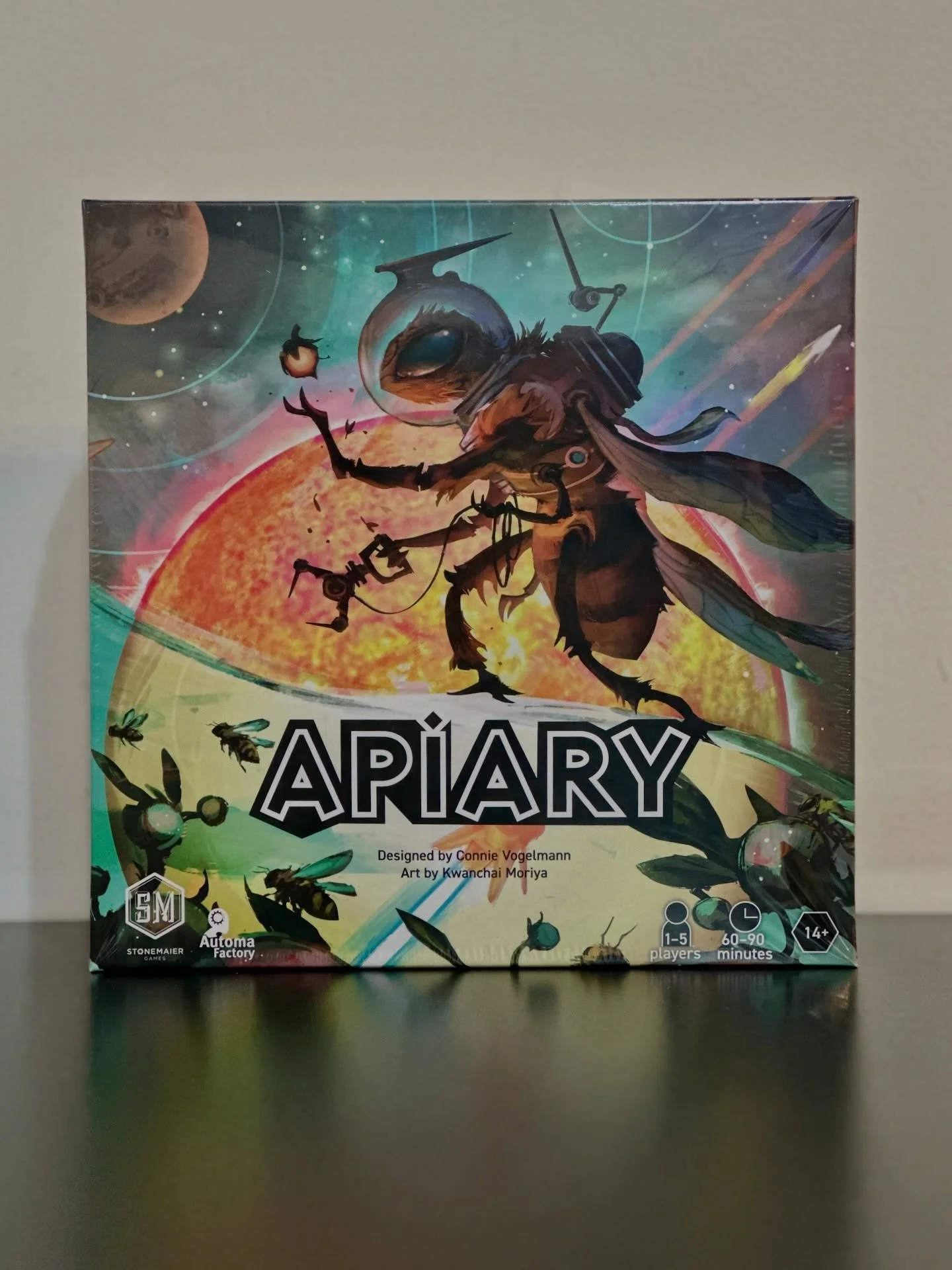 Hyper-intelligent bees take to outer space to build, explore, and grow 🐝
&bull;
&bull;
&bull;
In a far-distant future, humans no longer inhabit Earth. The cause of their disappearance (or perhaps their demise) is unknown, but their absence left a vo