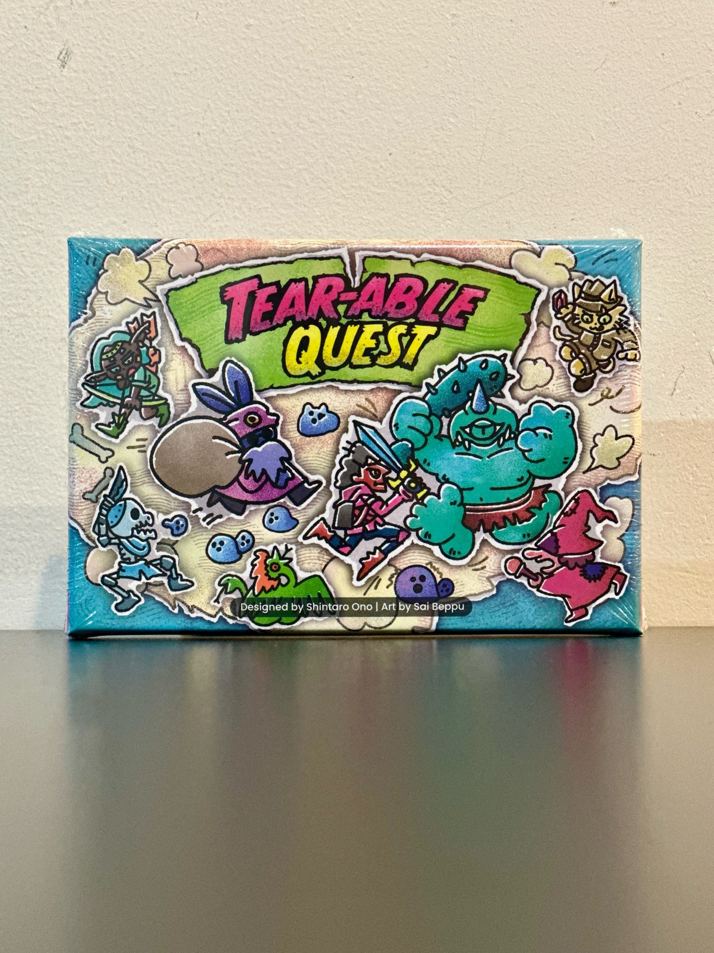 Tear this game to shreds (strategically) to score points ✂️
&bull;
&bull;
&bull;
In Tearable Quest, you&rsquo;ll have to equip yourself with powerful weapons, fend off terrible boss monsters, and loot gleaming treasure chests using the powerful abili