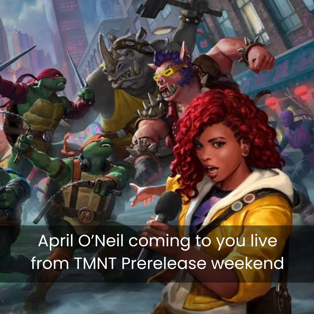 Heroes in a Half Shell 🐢
&bull;
&bull;
&bull;
Turtle time is around the corner!  Teenage Mutant Ninja Turtles prerelease is on February 27-29th with our usual schedule.  We&rsquo;ve also got products available for preorder including commander decks,