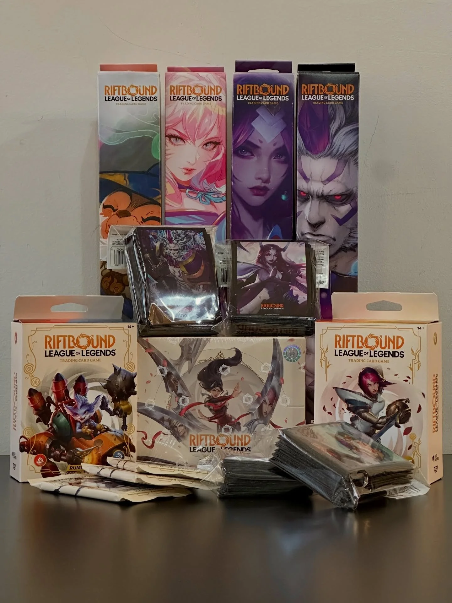 Power isn&rsquo;t found.  It&rsquo;s forged ✨⚒️
&bull;
&bull;
&bull;
We have a limited supply of #riftbound Spiritforged in stock including booster packs, both the Rumble and Fiora pre constructed decks, as well as sleeves and playmats.
&bull;
Pricin