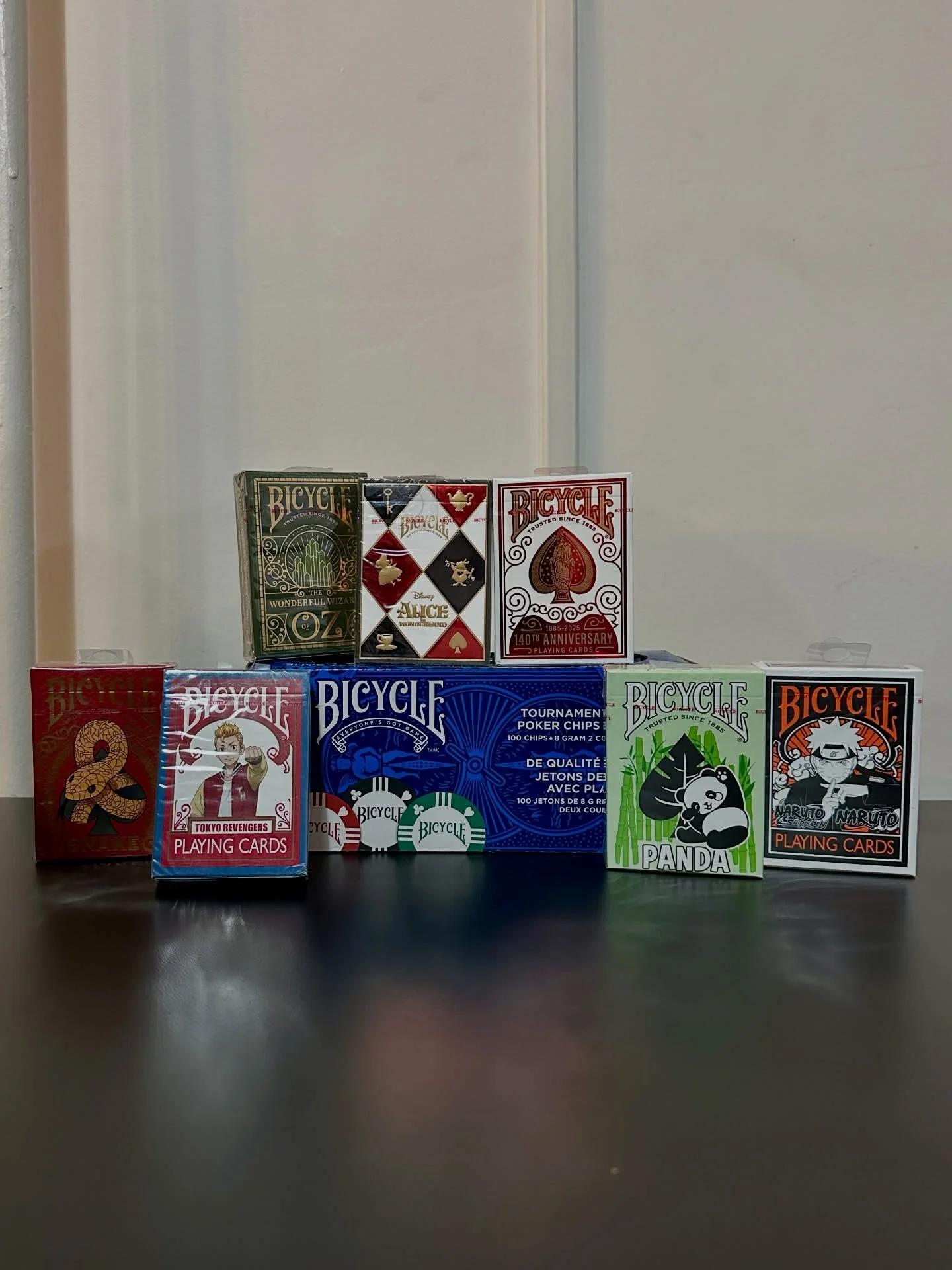 Poker Night is on &spades;️&hearts;️&clubs;️&diams;️
&bull;
&bull;
&bull;
We&rsquo;ve got new playing cards in stock as well and poker chip sets ready for those snowed in poker nights with friends or family.  There&rsquo;s playing cards from classic 