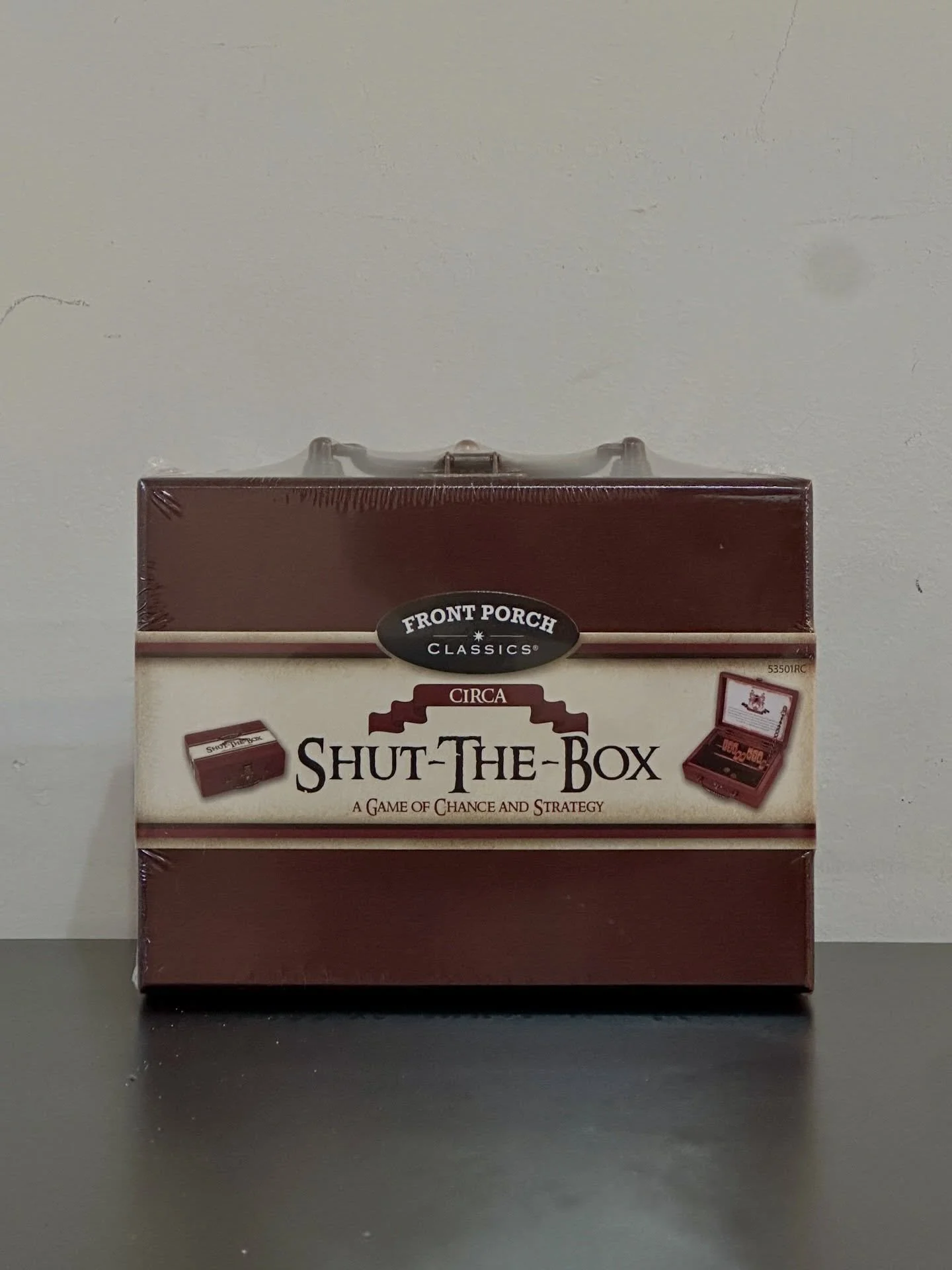 Roll dice and combine the outcome, so you can knock down the most numbered tiles 🎲
&bull;
&bull;
&bull;
In Shut the Box, players match rolls of the dice to numbers on the game. The game &lsquo;box&rsquo; has levers labelled from one to nine or twelv