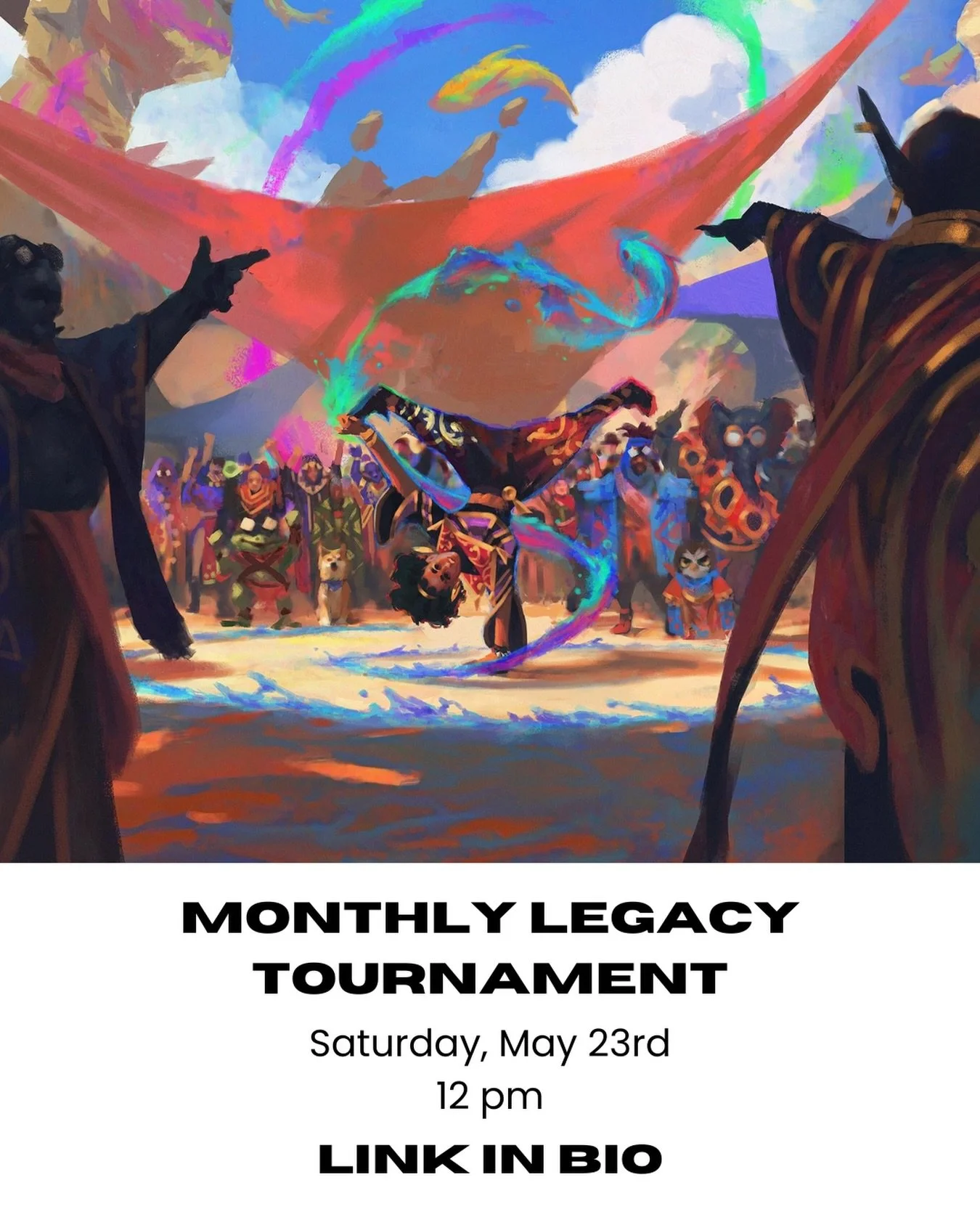Who&rsquo;s up flowing&rsquo; they states?
&bull;
&bull;
&bull;
Our third Monthly Legacy Tournament for dual lands of the year is live! Saturday, May 23rd at noon, we&rsquo;ll have swiss rounds with a cut to Top 8 with prizing based on number of entr