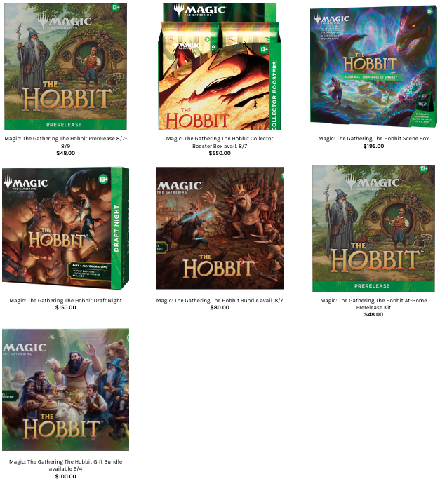 The Hobbit items for sale