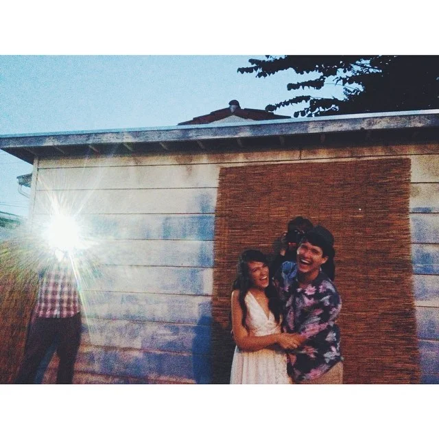 Media scrum at Stone Works Studio | Ventura, CA #turnerfitchhitched