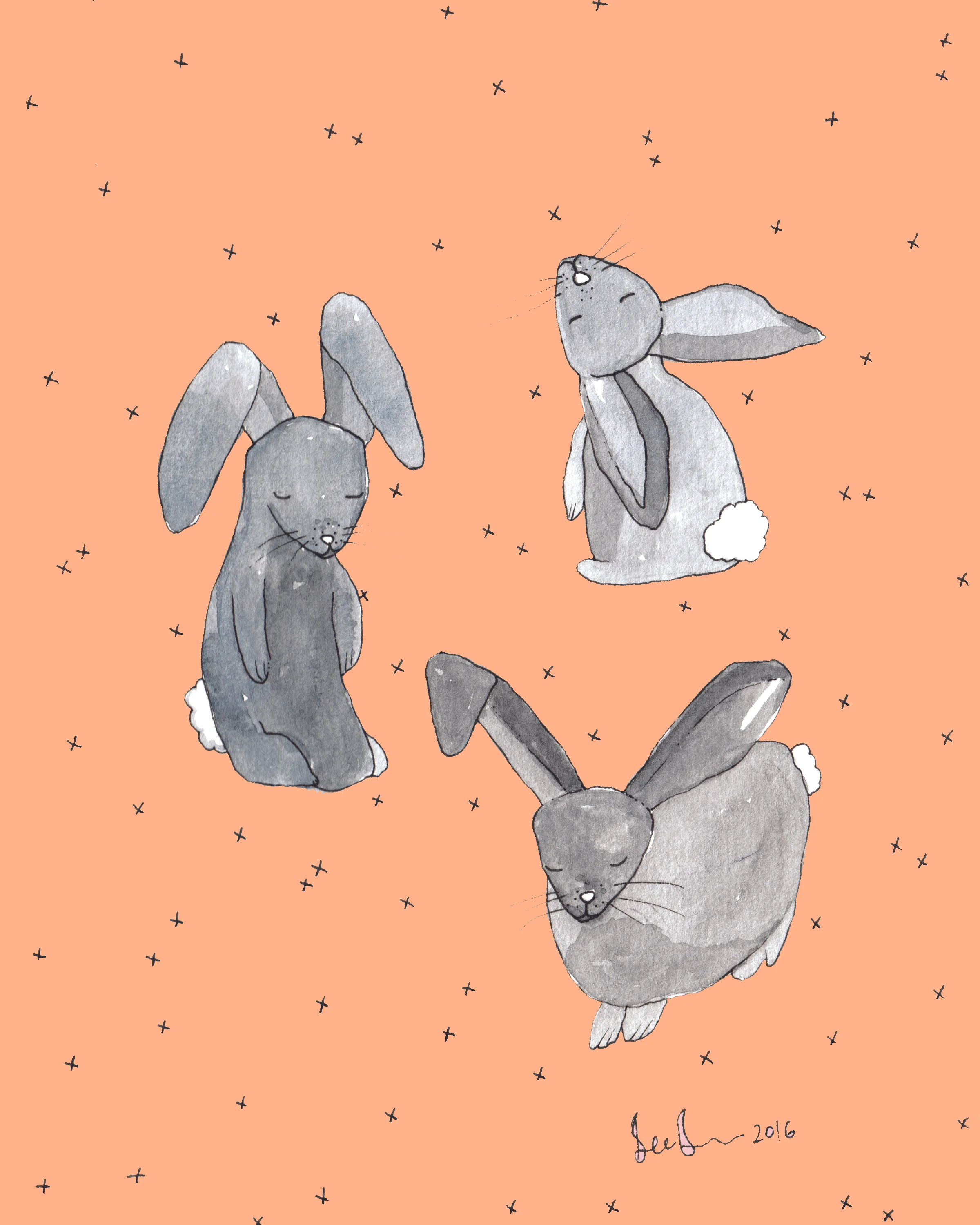 Cute Bunnies - peach.jpg
