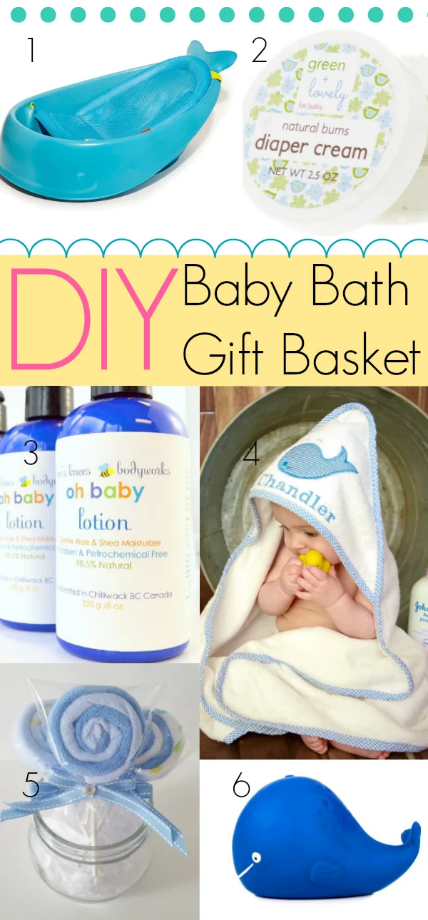 Shower Bath Baby Bathtub Gift Basket Baby Shower Bathtub Gift