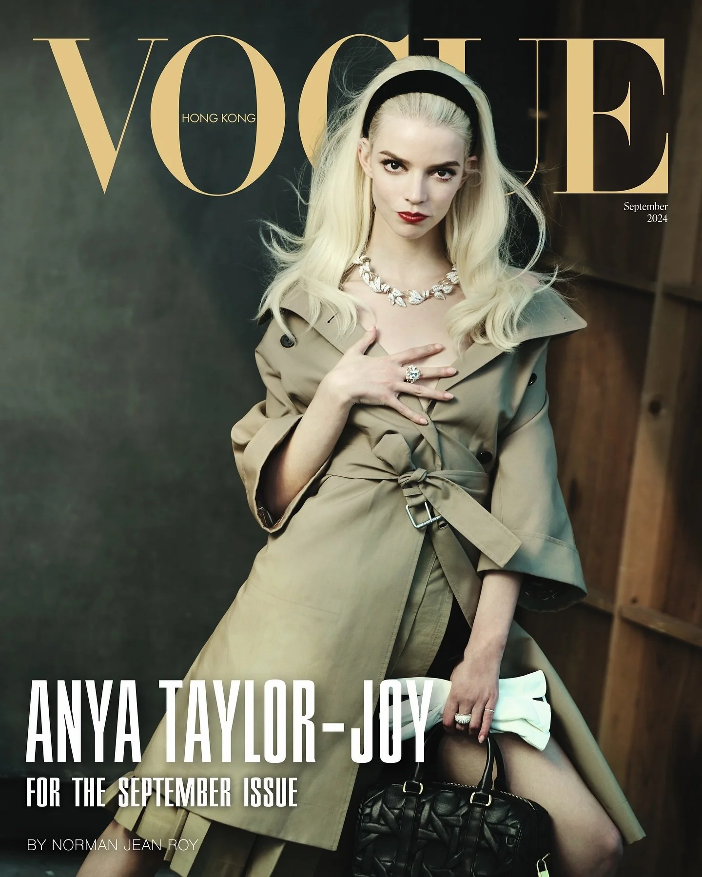 i interviewed the wonderful @anyataylorjoy for the @voguehongkong september issue. such a sweet, kind soul and truly a magical day on set.

thank you to every single person who worked on this project for bringing it all together so beautifully. 

pho