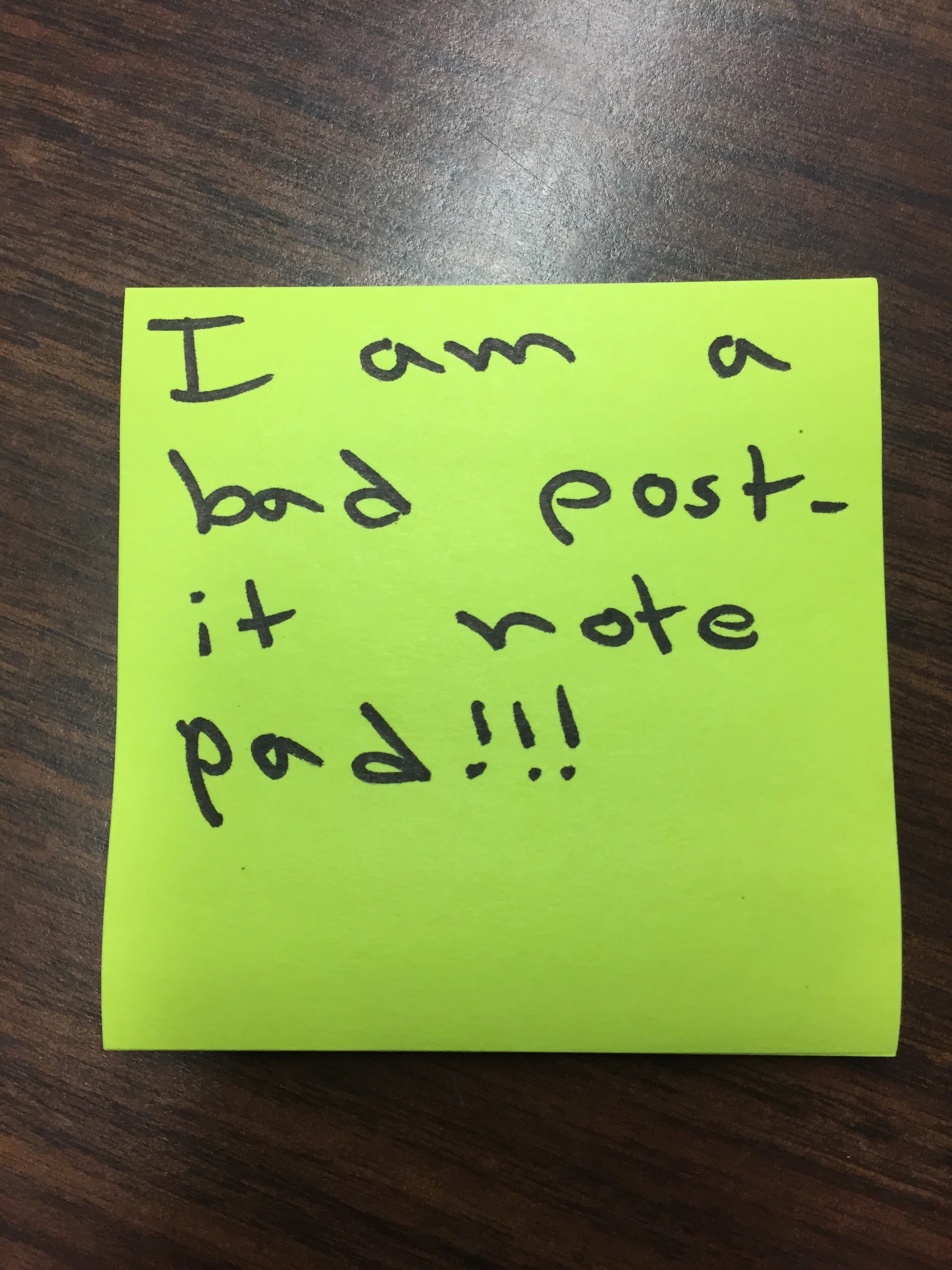 Accordion Post It Notes
