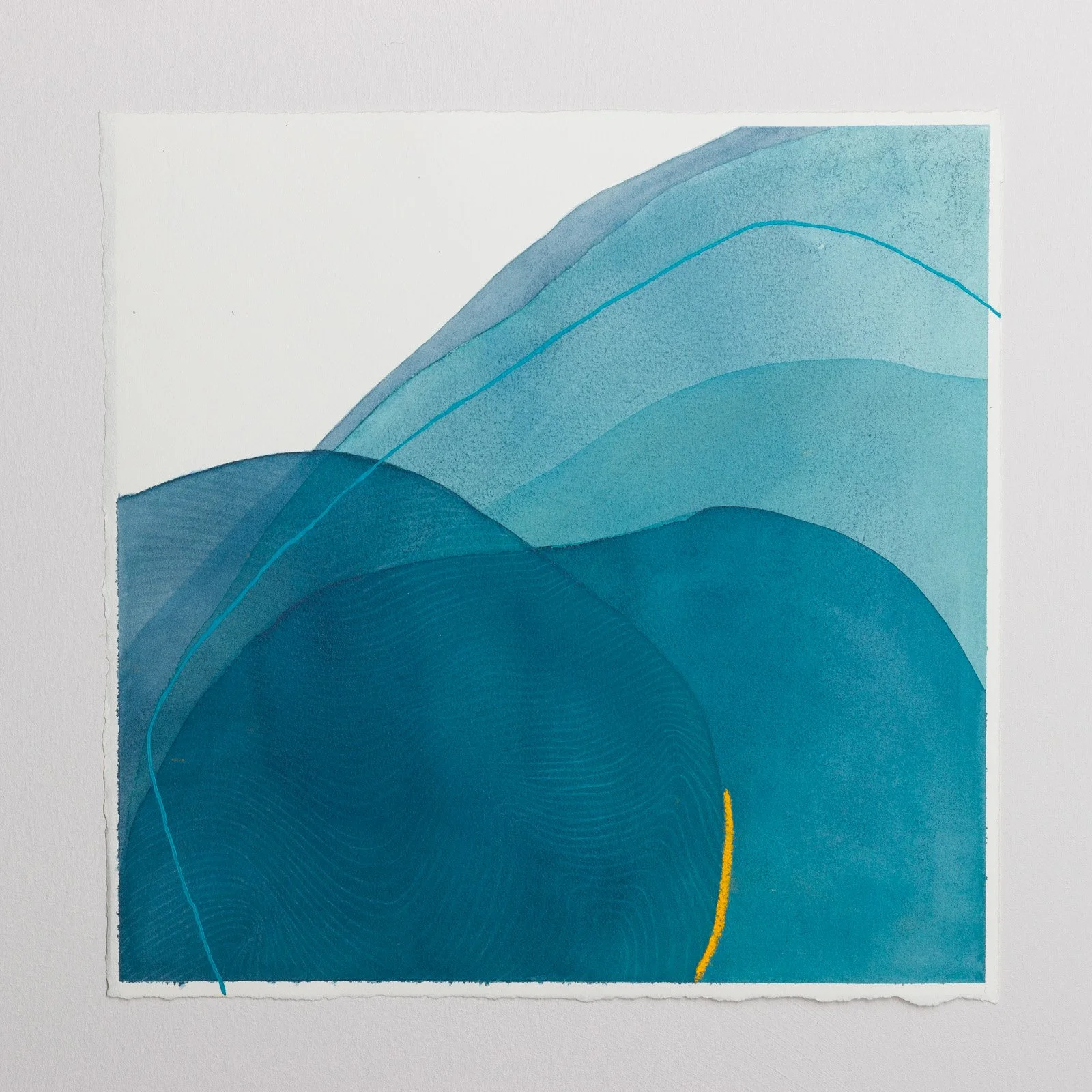 Glimmers 14 - Jane Hunter Paintings on Paper 2025 square.jpg