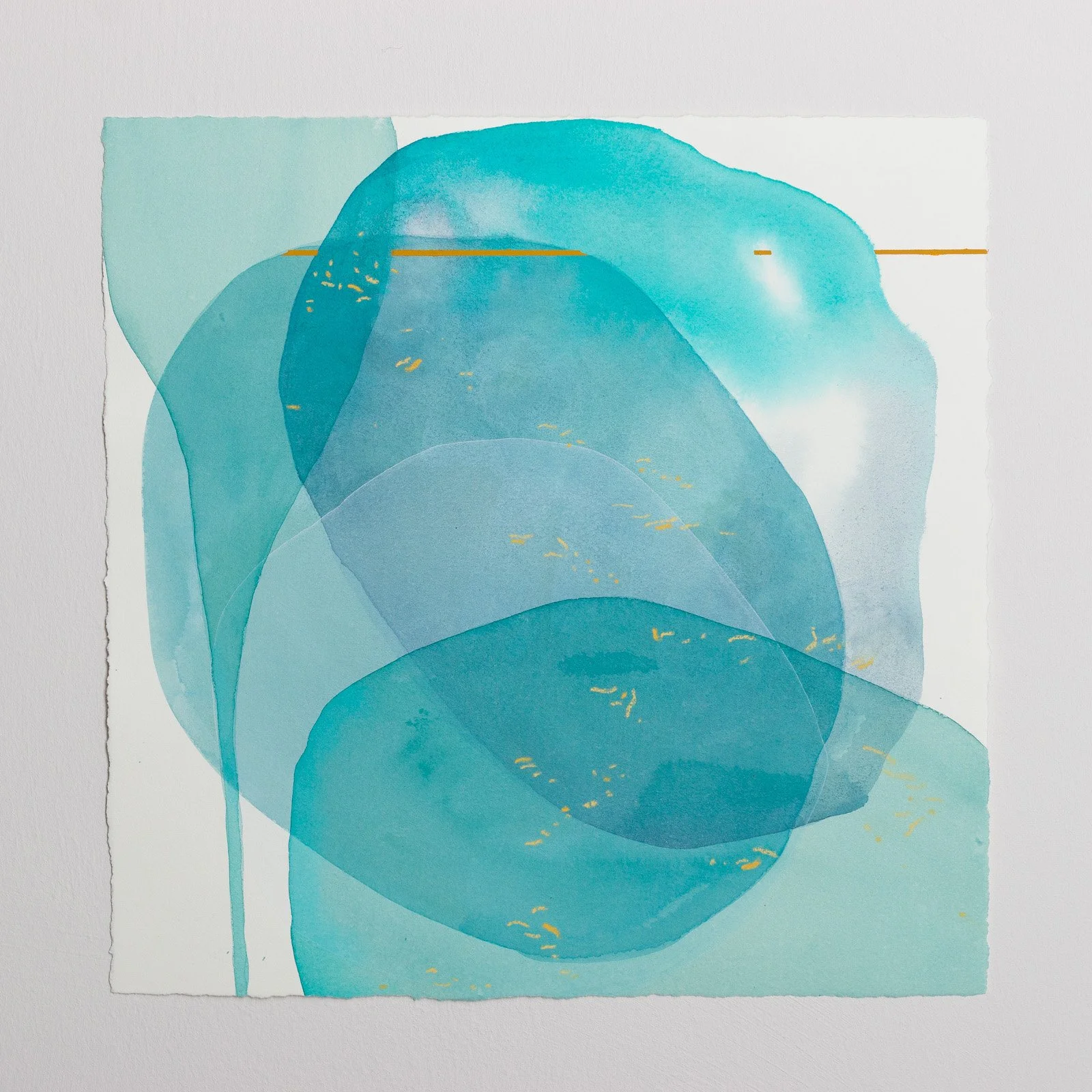 Glimmers 15 - Jane Hunter Paintings on Paper 2025 square.jpg