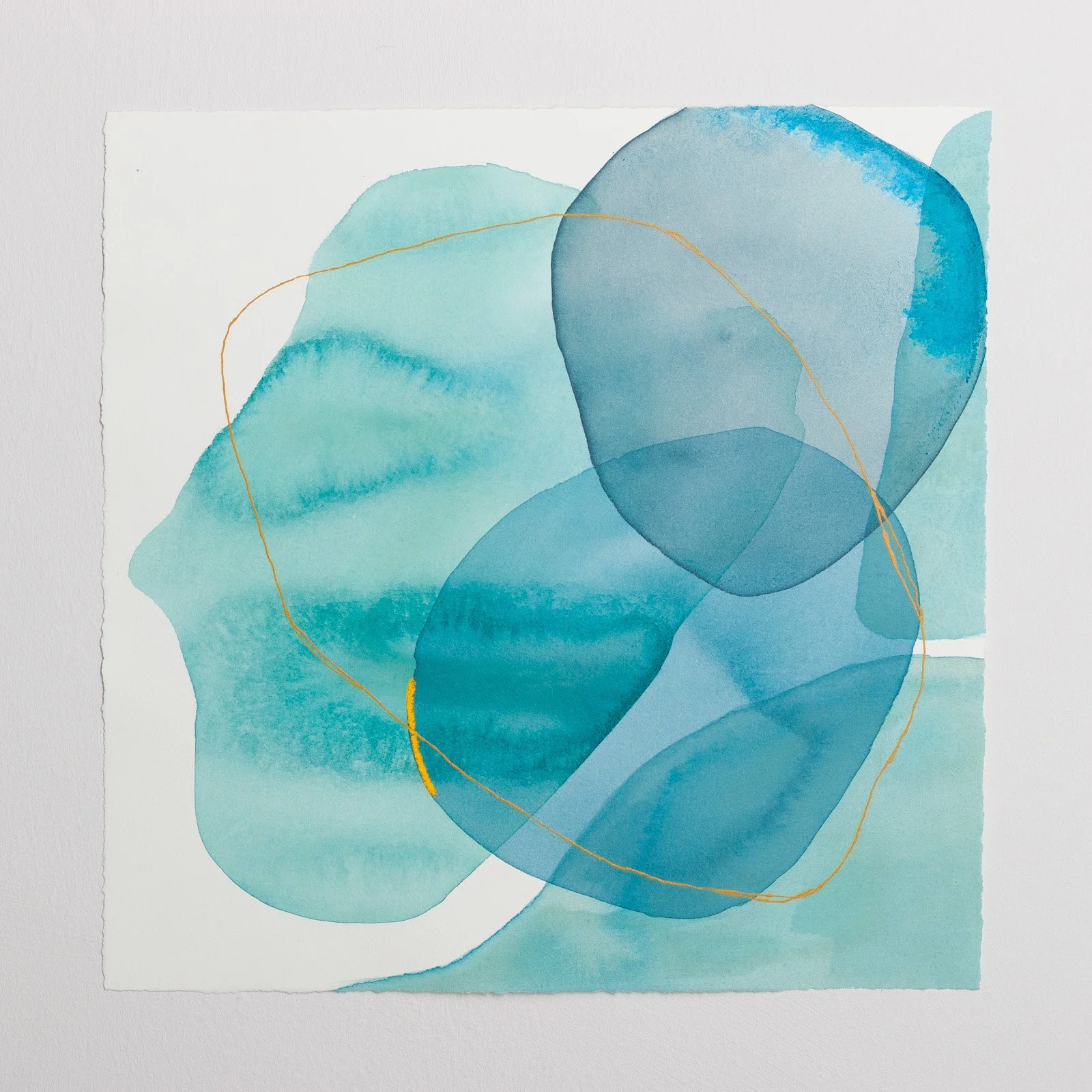 Glimmers 17 - Jane Hunter Paintings on Paper 2025 square.jpg